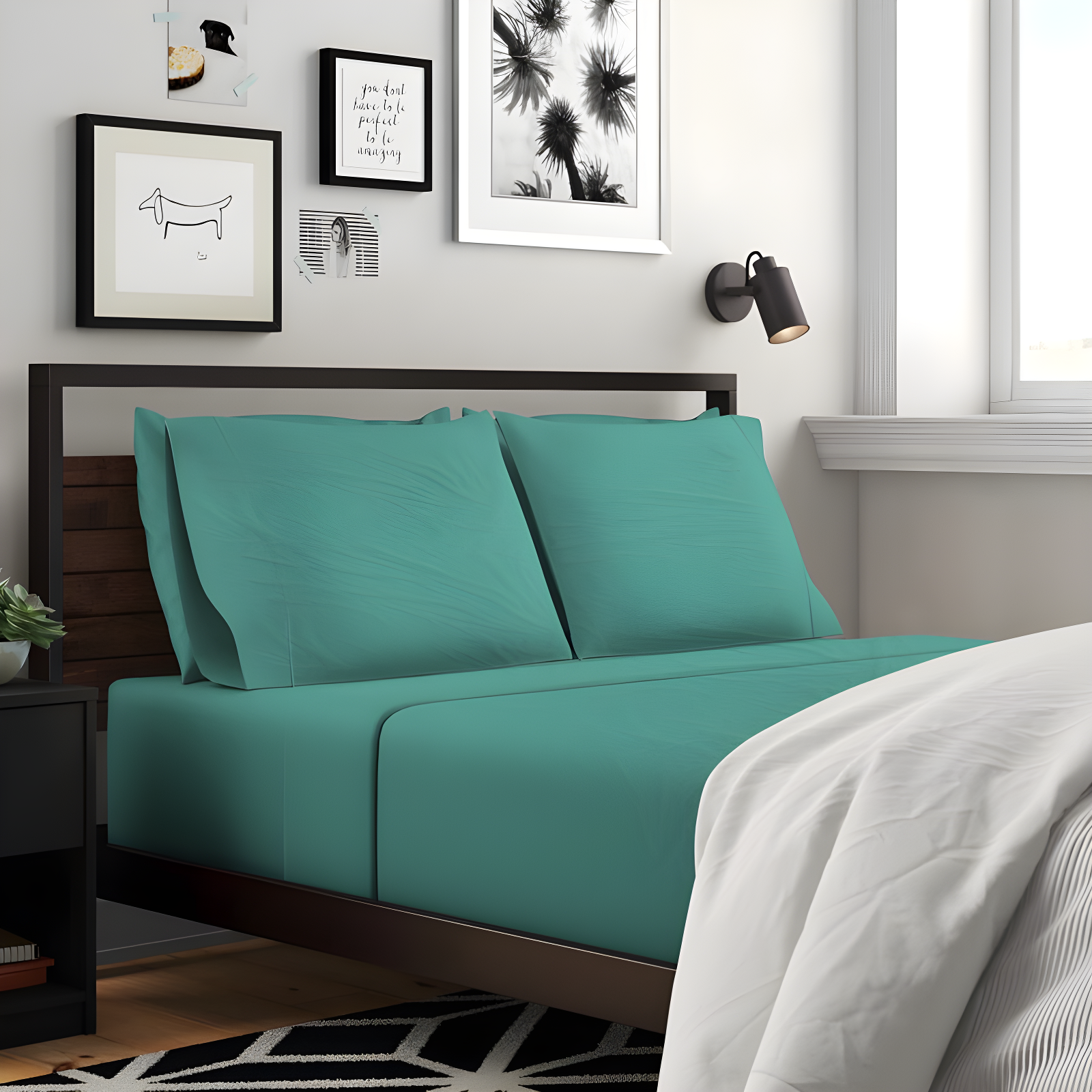 Superior Brushed Microfiber Breathable Wrinkle Resistant Sateen Sheet Set