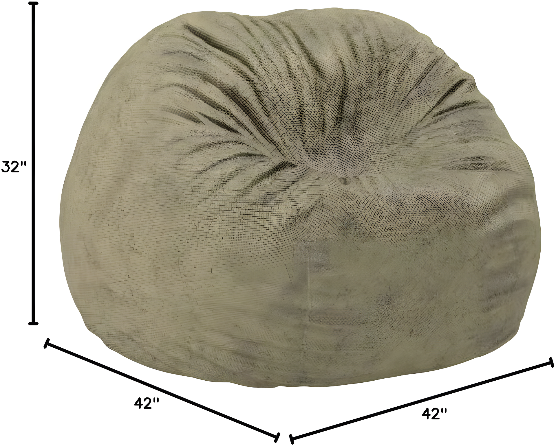 CordaRoy's CordaRoy's Chenille Convertible Bean Bag Chair
