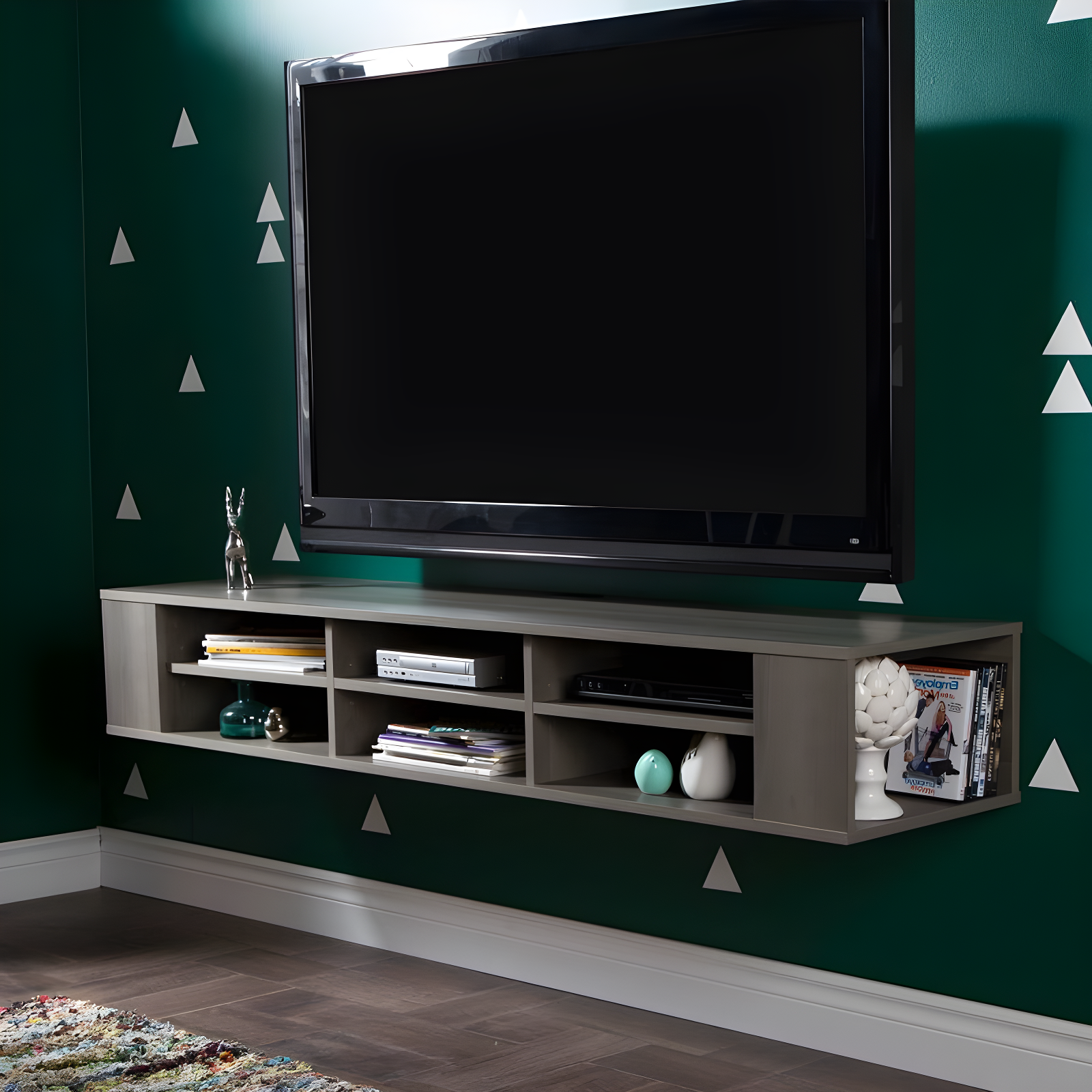 City Life Floating TV Stand for TVs up to 78"