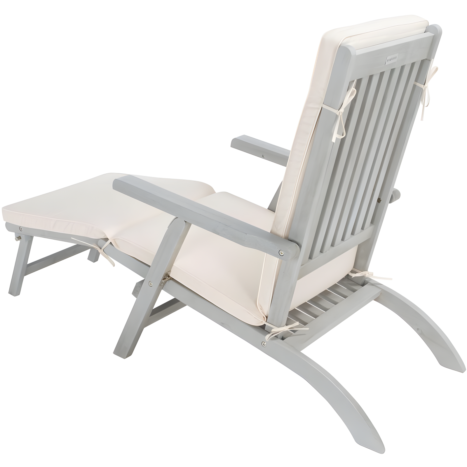 Palmdale Lounge Chair - Outdoor - PAT7015 - Grey/Beige -Safavieh