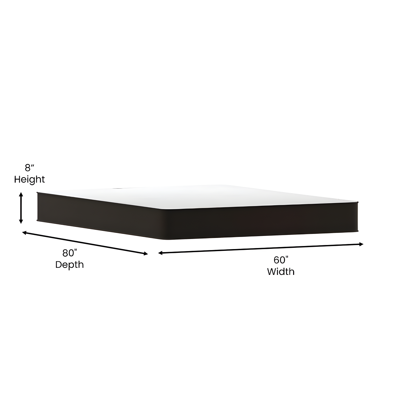 Flash Furniture Capri Comfortable Sleep 8 Inch CertiPUR-US Certified Foam and Innerspring Hybrid Mattress, Queen Mattress in a Box