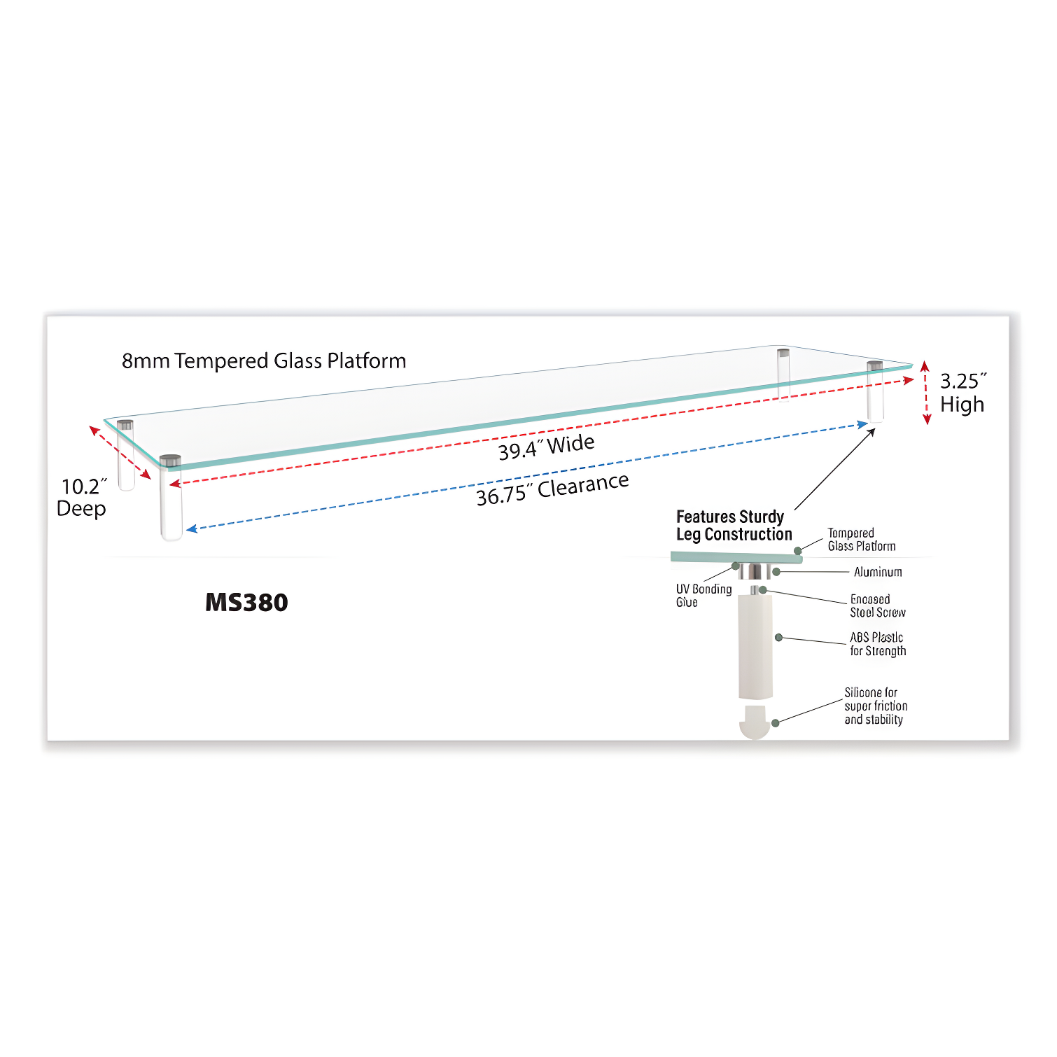 Kantek Kantek Single Screen Desktop Mount
