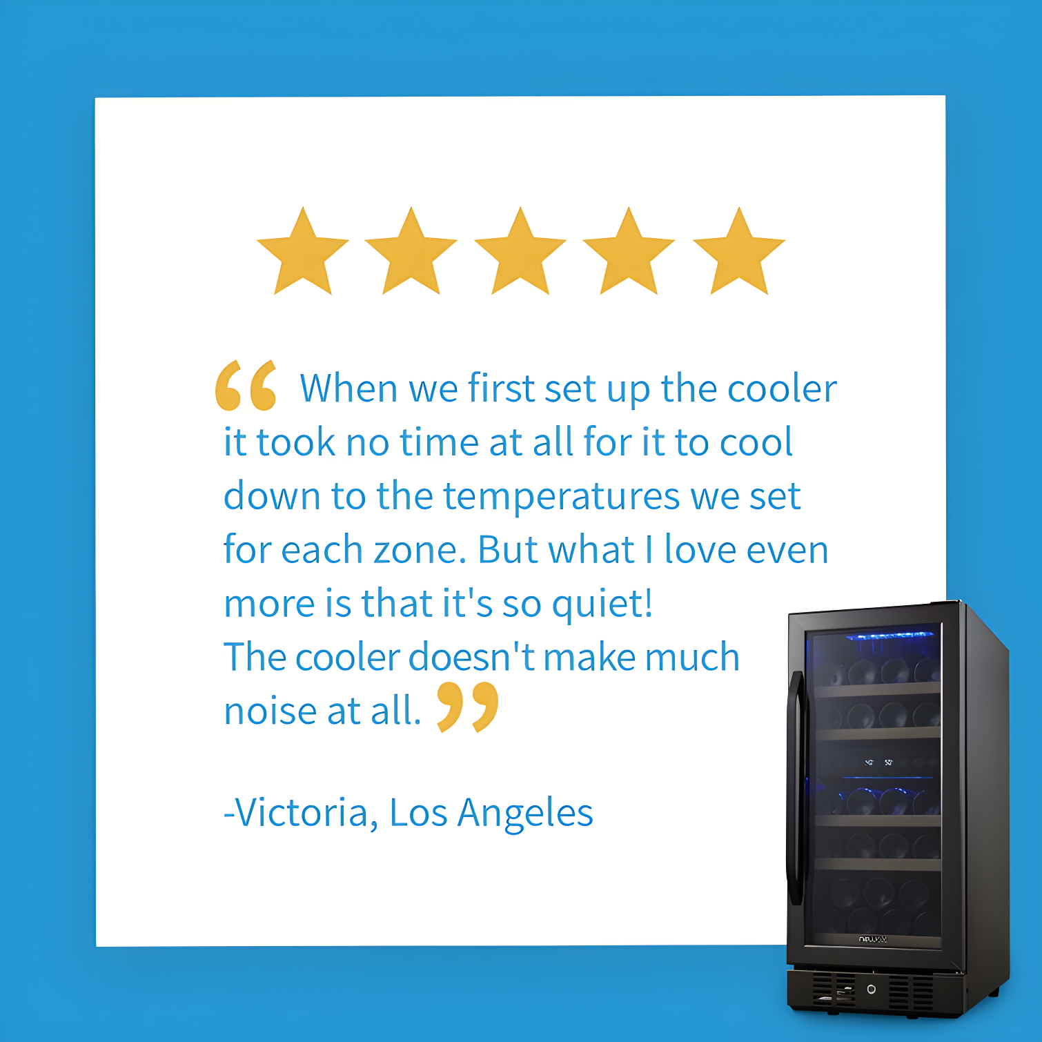 Newair 29 Bottle Stainless Steel Dual Zone Freestanding/Built-In Wine Refrigerator