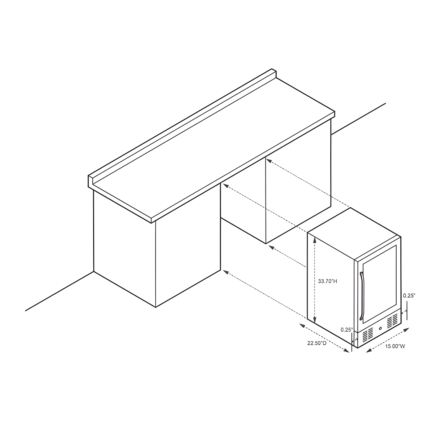 Newair 29 Bottle Stainless Steel Dual Zone Freestanding/Built-In Wine Refrigerator