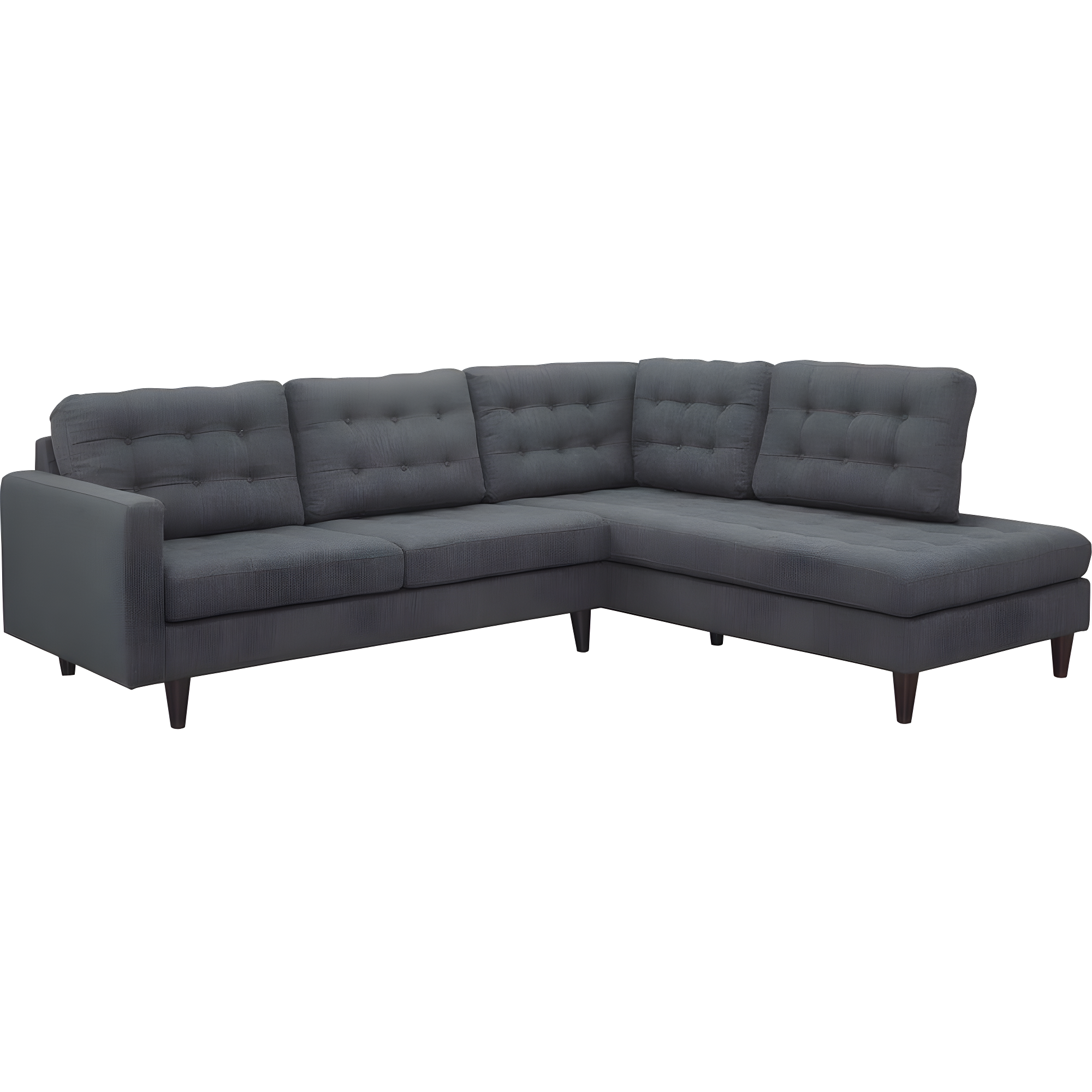 Modway Empress 2 Piece Upholstered Fabric Sectional