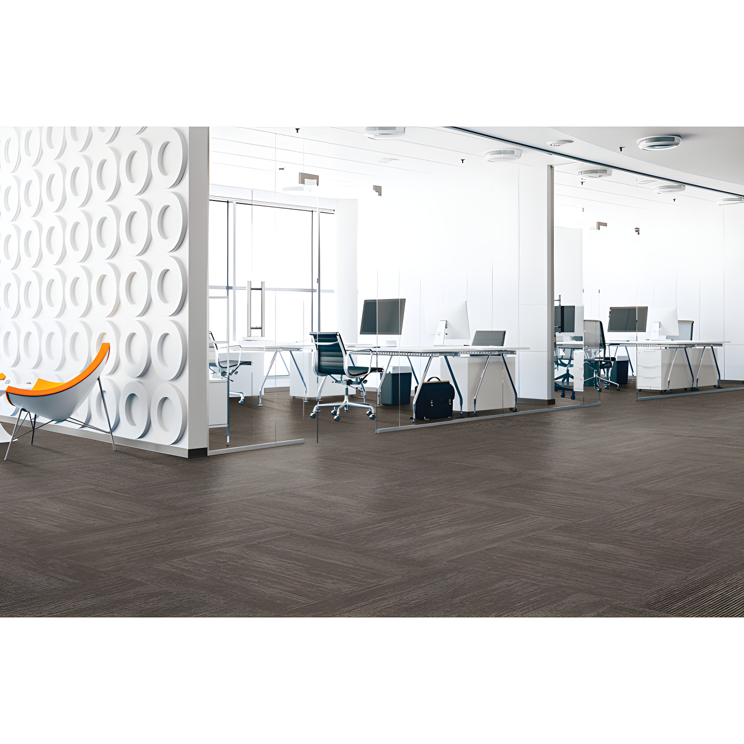 Mohawk Elite 24" x 24" Nylon Fiber Carpet Tiles (96 sqft per carton-24 Tiles)