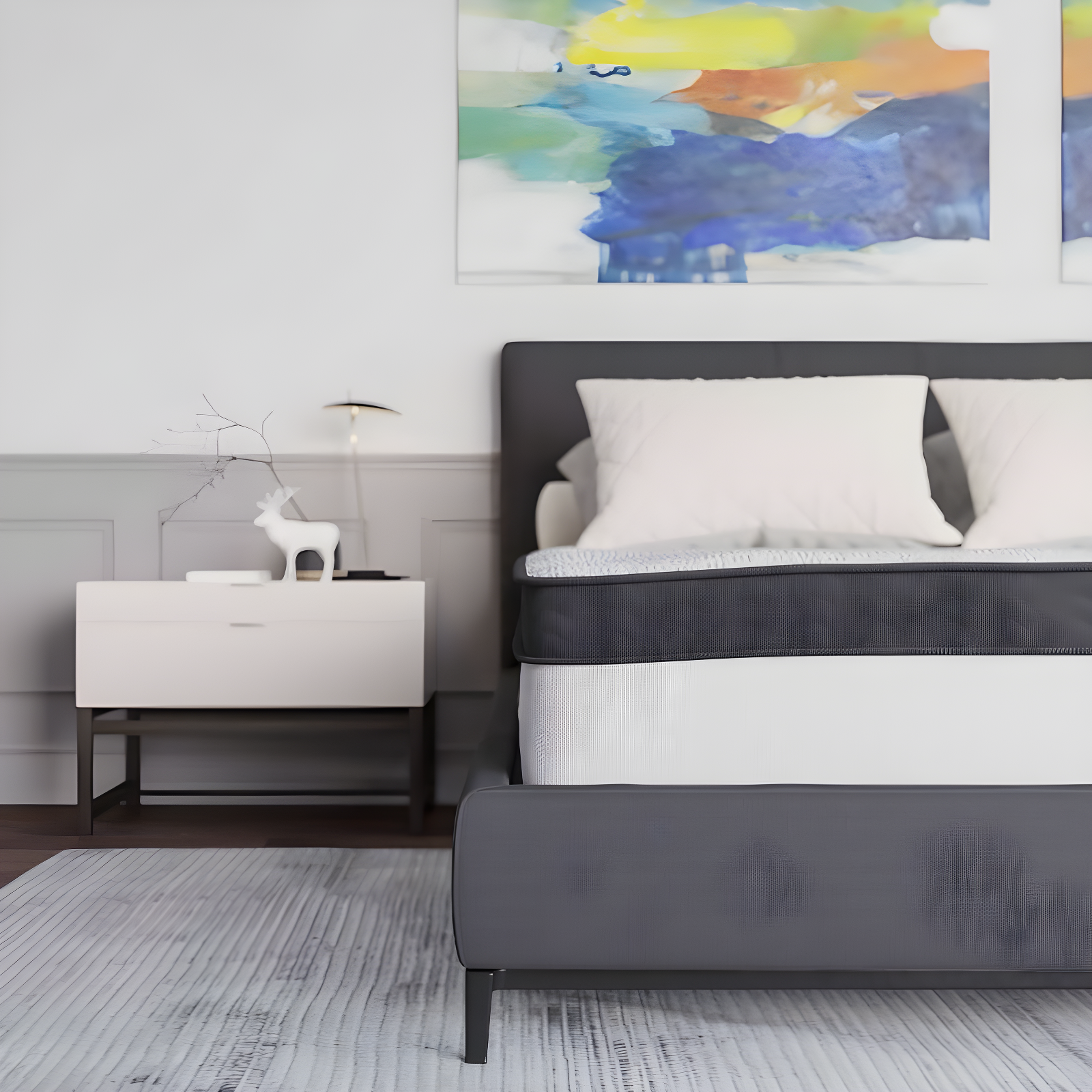 Flash Furniture Capri Comfortable Sleep 12 Inch CertiPUR-US Certified Memory Foam & Pocket Spring Mattress, Queen Mattress in a Box