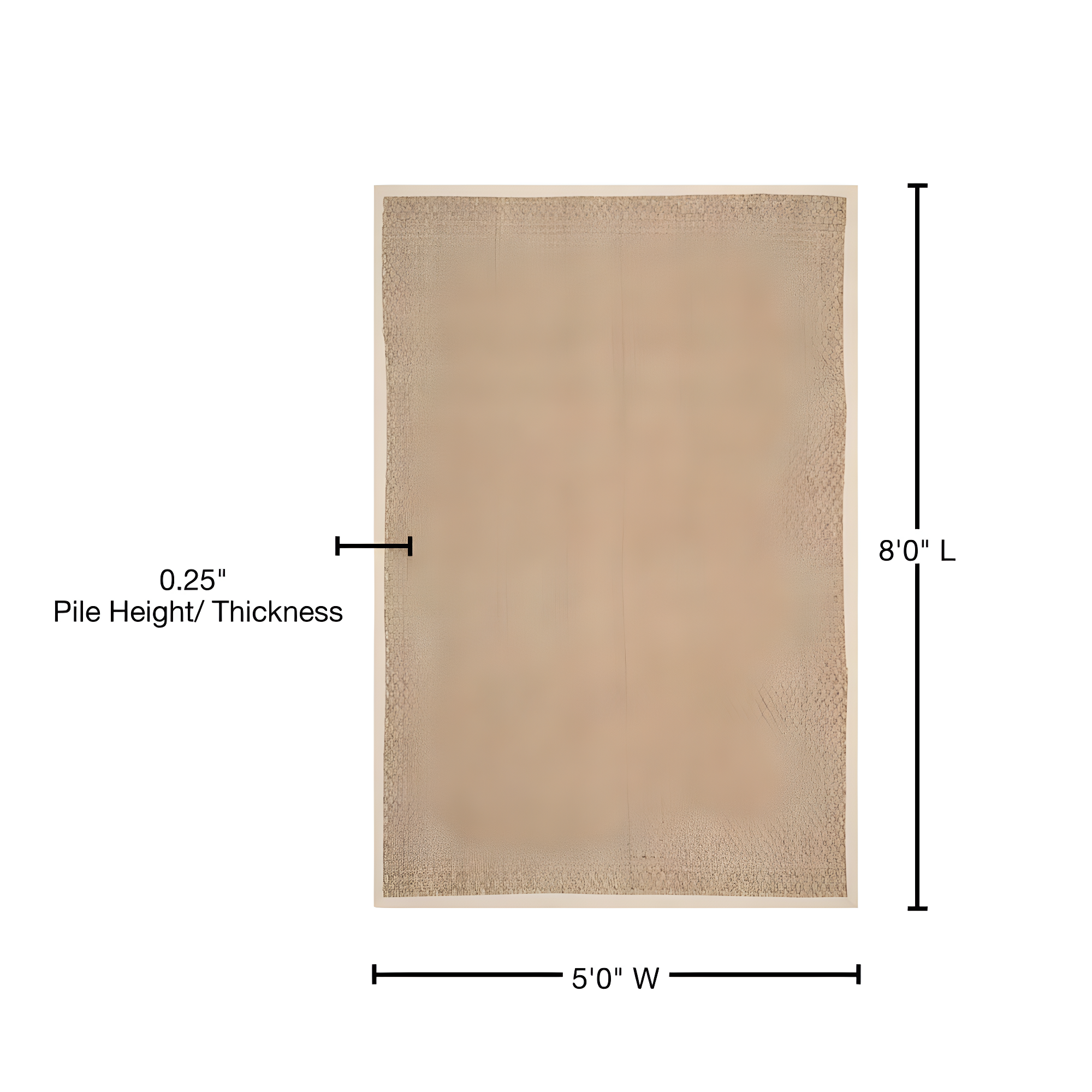 Natural Fiber NF114 Power Loomed Area Rug - Natural/Ivory - 5'x8' - Safavieh.