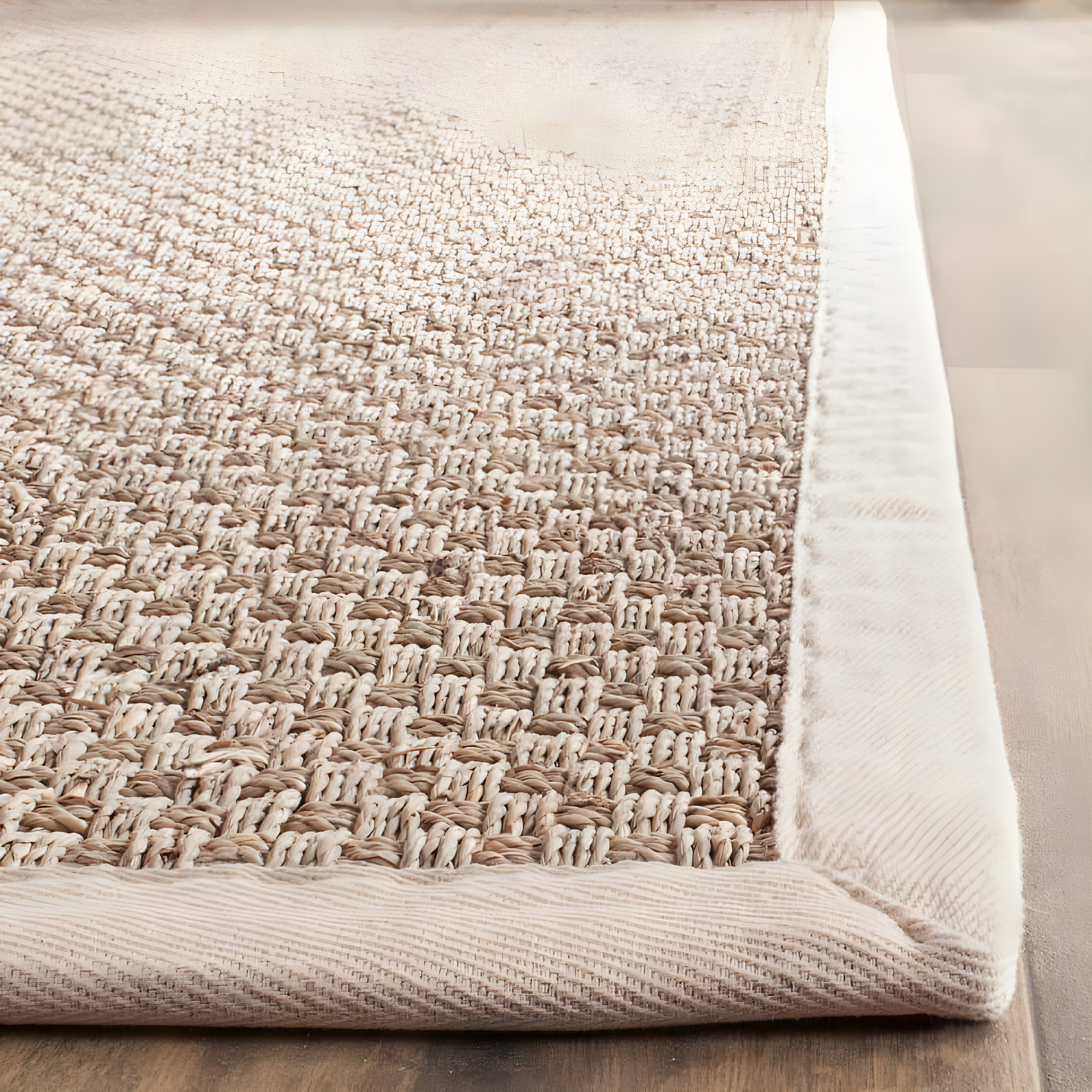 Natural Fiber NF114 Power Loomed Area Rug - Natural/Ivory - 5'x8' - Safavieh.