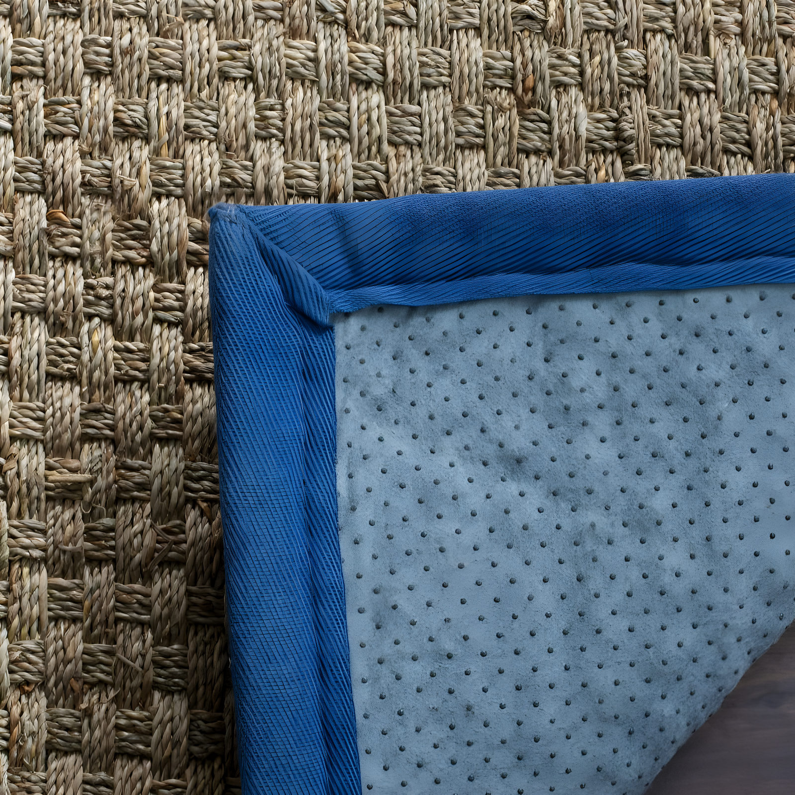 Natural Fiber NF114 Power Loomed Accent Rug - Natural/Navy - 2'3"x4' - Safavieh.