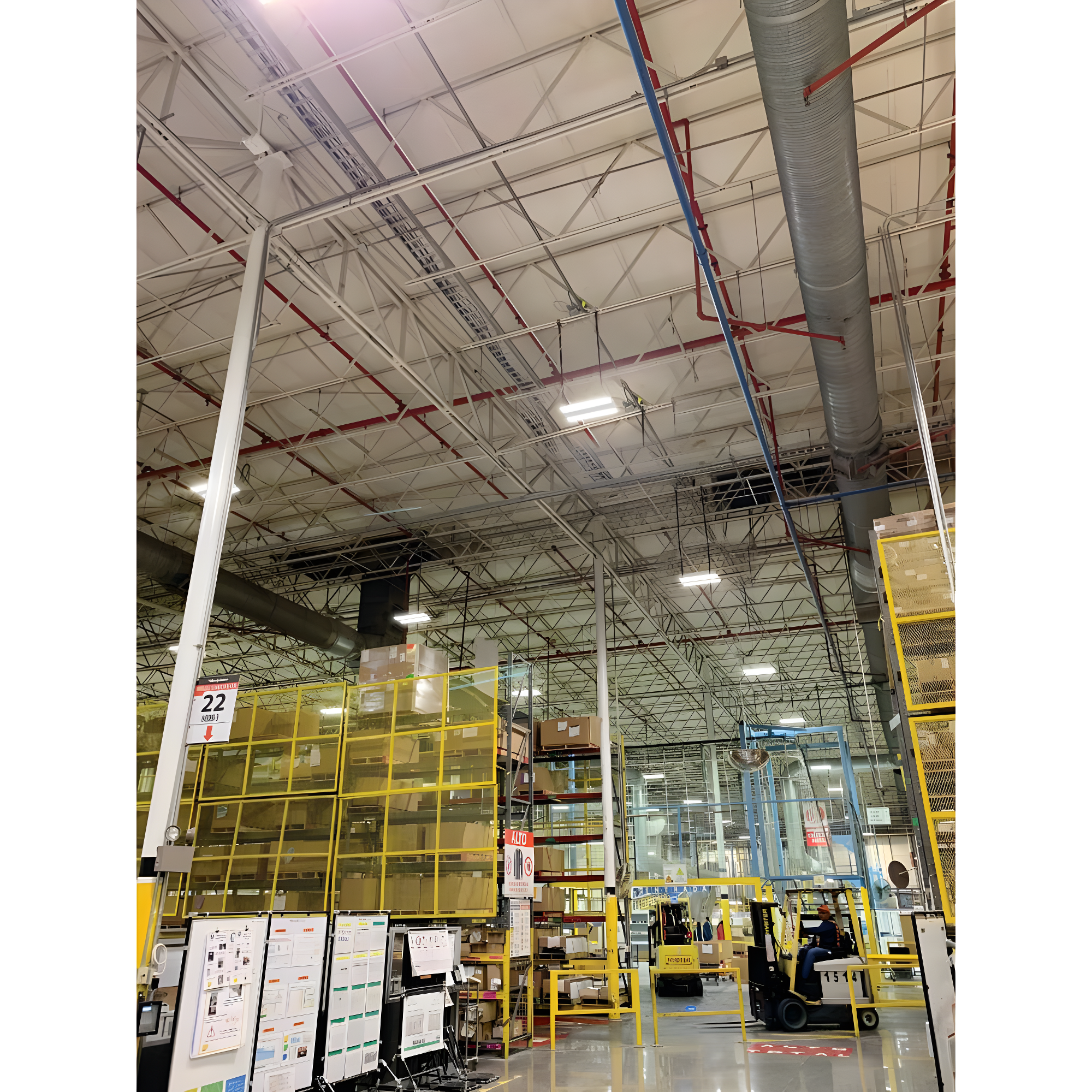 Lithonia Lighting Dimmable Rectangle High Bay Ceiling Light