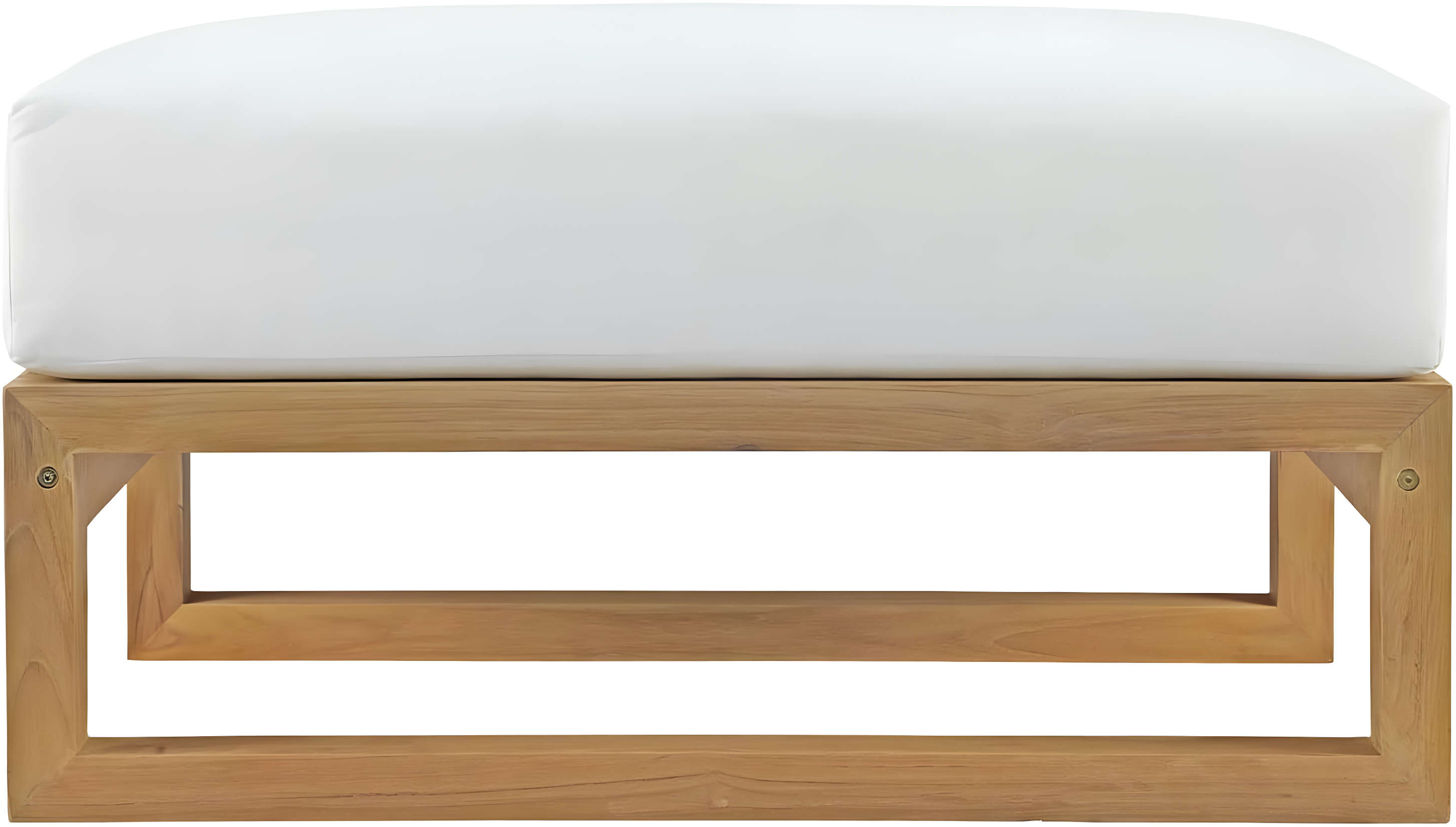 Modway Upland Outdoor Patio Teak Ottoman