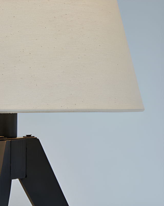 George Oliver Hacı Solid Wood Tripod Lamp (Set of 2)