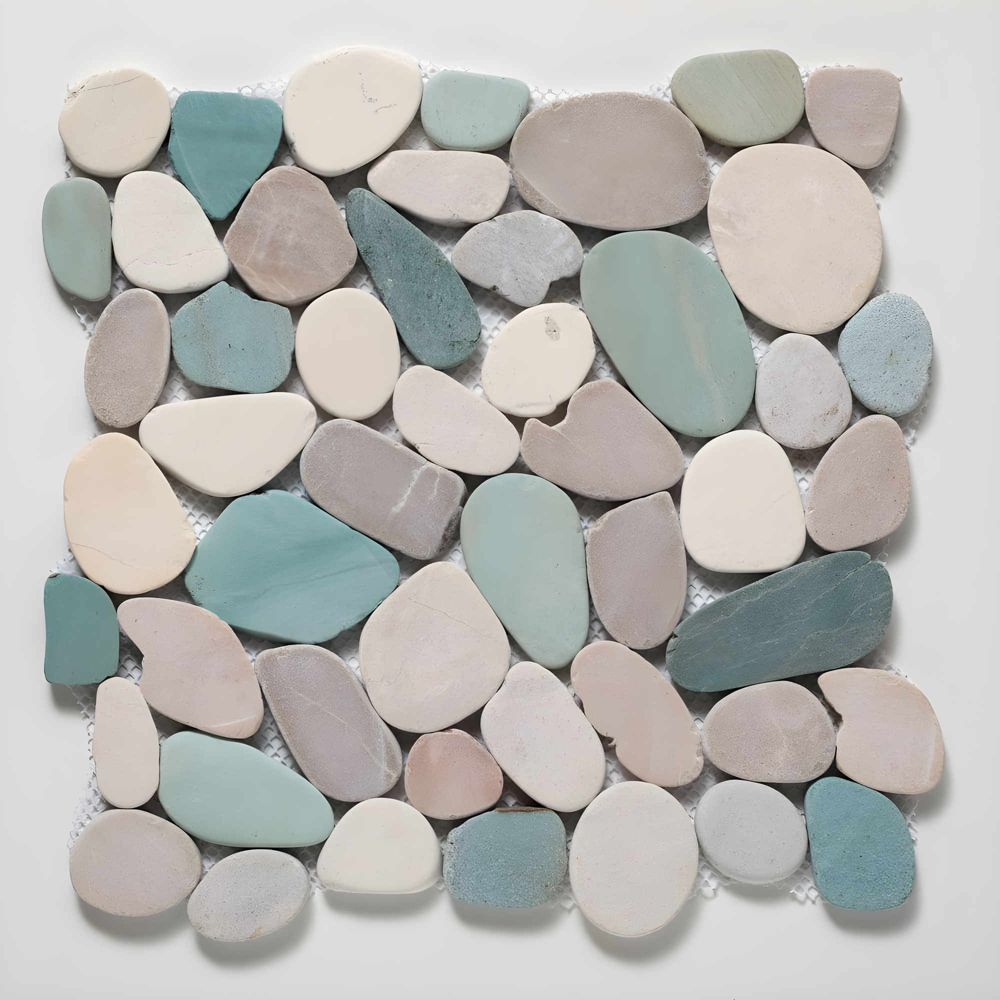 Sliced Pebble Mosaic Wall & Floor Tile