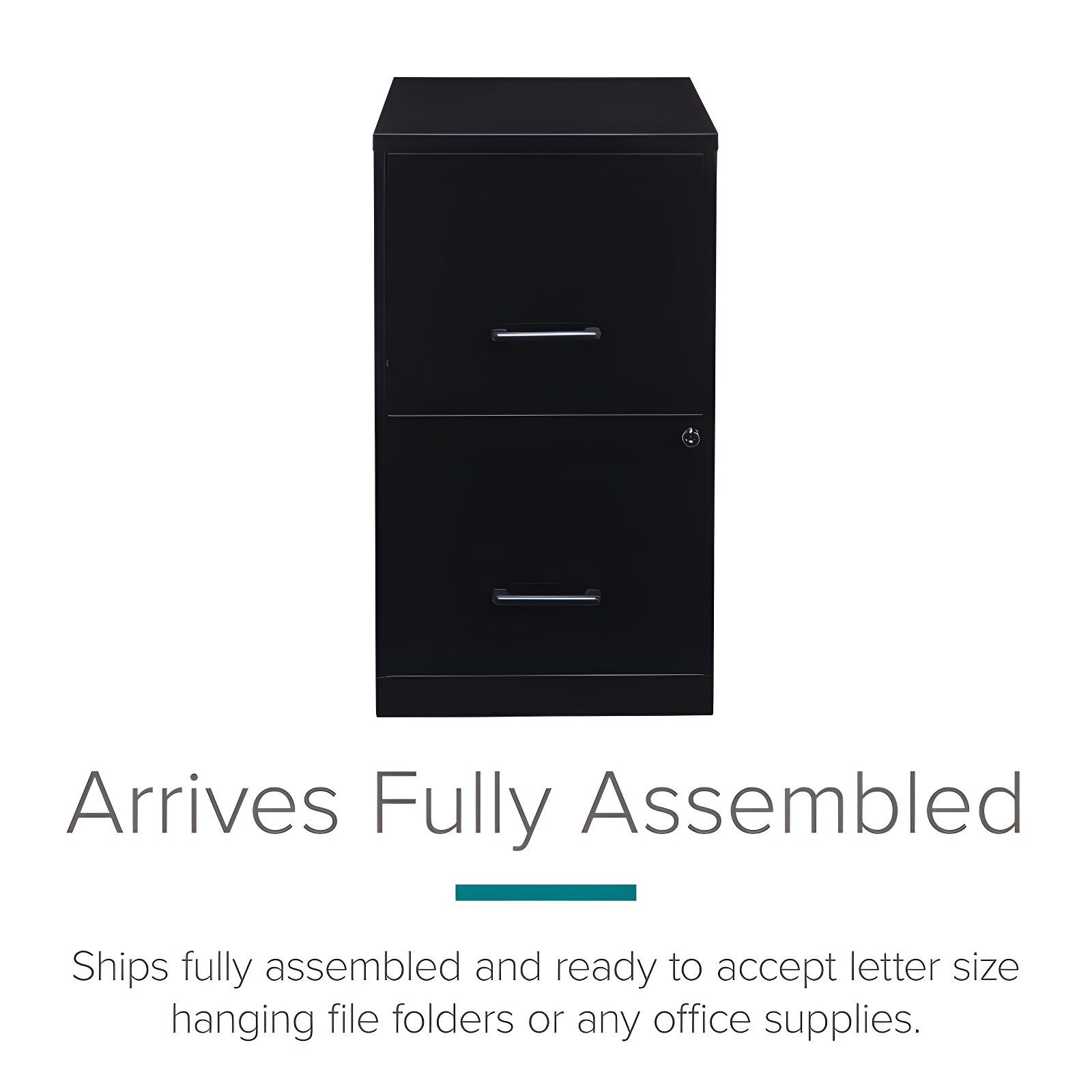 Lorell Soho 14.3'' Wide 2 -Drawer Steel File Cabinet