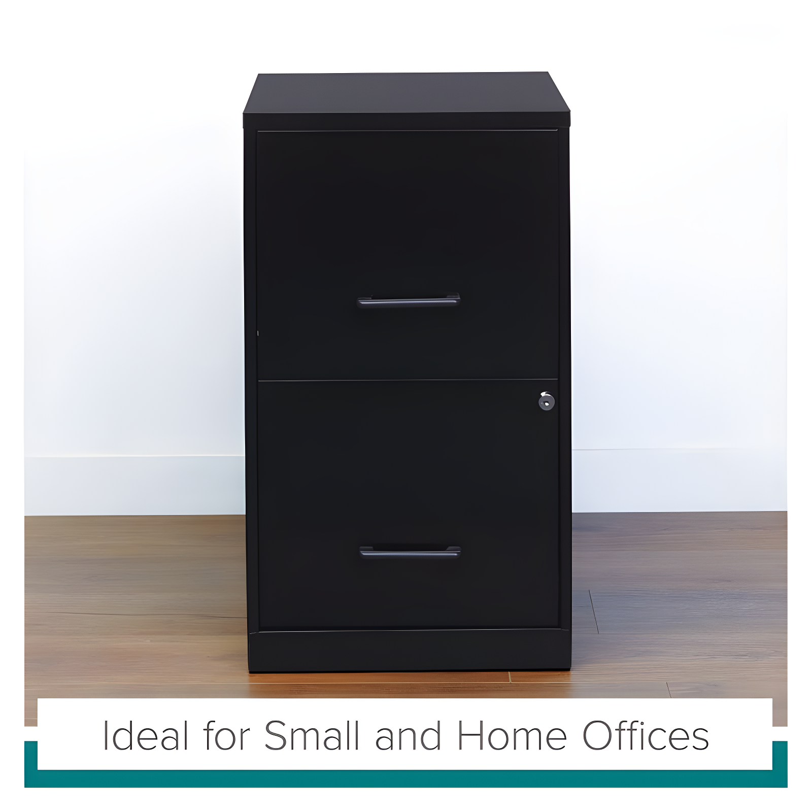 Lorell Soho 14.3'' Wide 2 -Drawer Steel File Cabinet