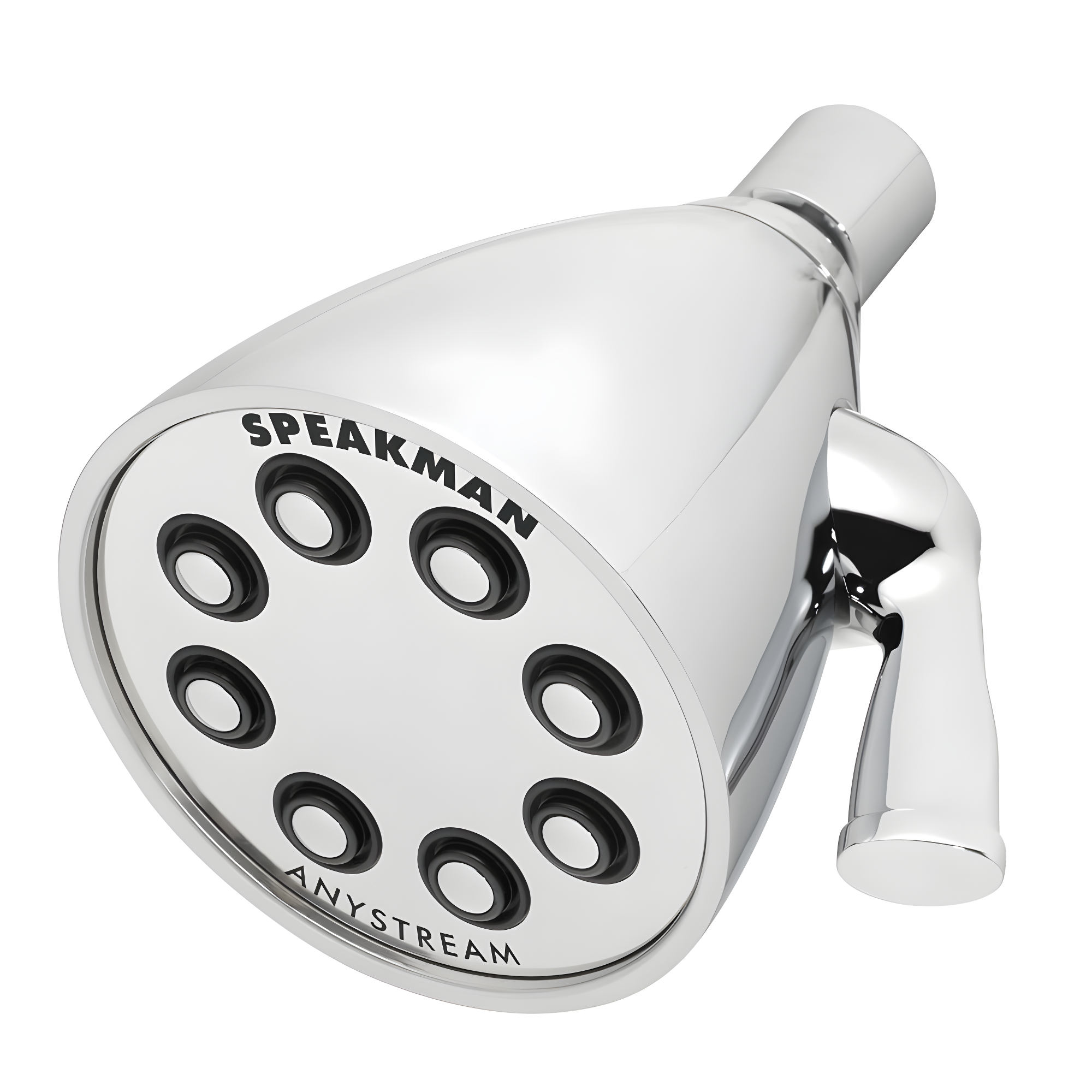 Speakman S-2251 Signature Icon Anystream Adjustable High Pressure Shower Head - 2.5 GPM Solid Brass Replacement Bathroom Showerhead, Polished Chrome