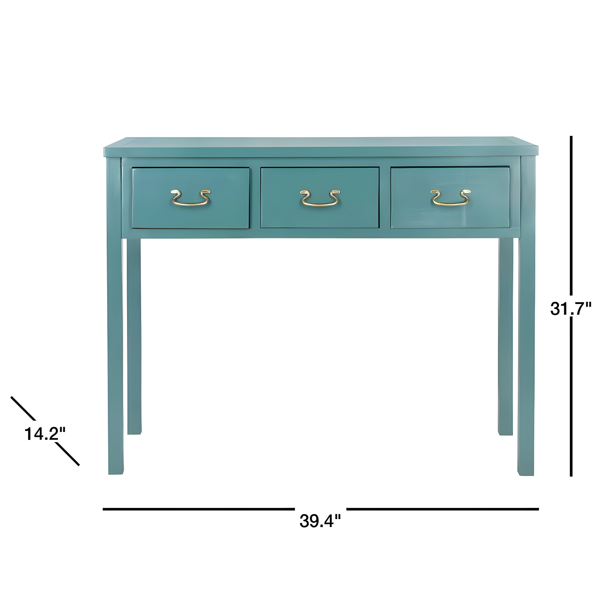 Cindy Console Table - Teal - Safavieh