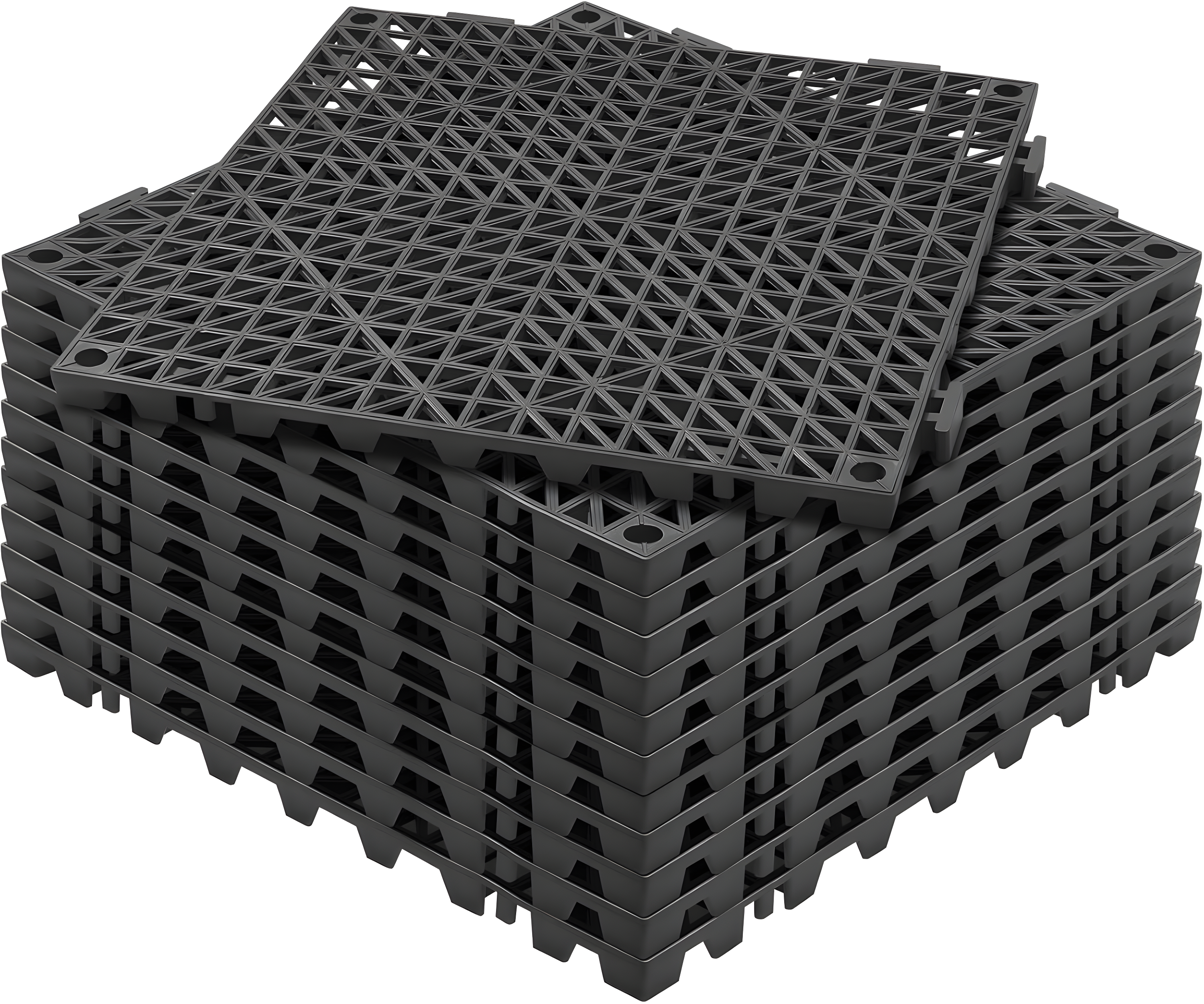 VEVOR 12" x 12" Outdoor Deck Tiles (Set of 12)