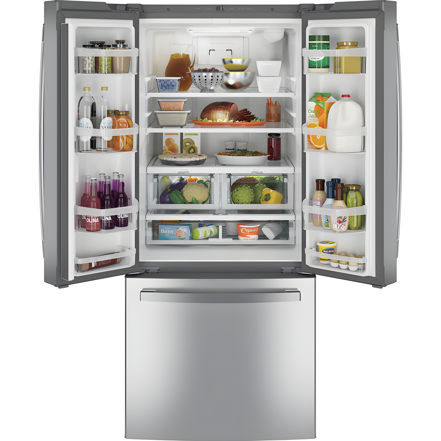 Energy Star 30" French-Door 20.8 Cu. ft. Refrigerator