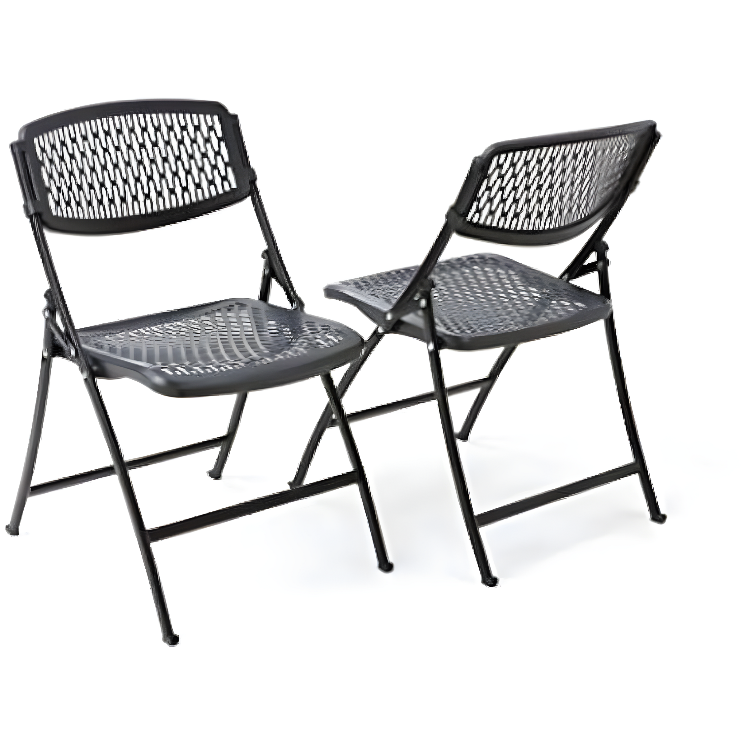 Flex One Plastic / Resin Folding Chair Set (Set of 4)
