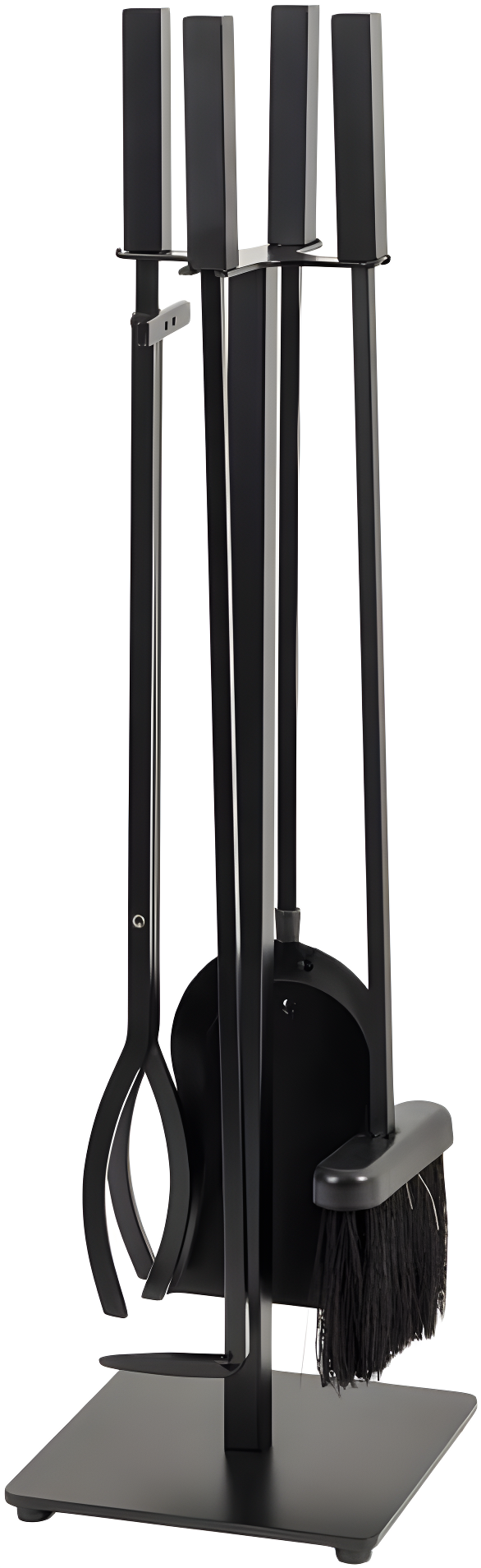 Modern Ember Modern Ember Harriet Fireplace Tool Set - Includes Brush, Shovel, Fire Poker, Tongs and Stand -Steel