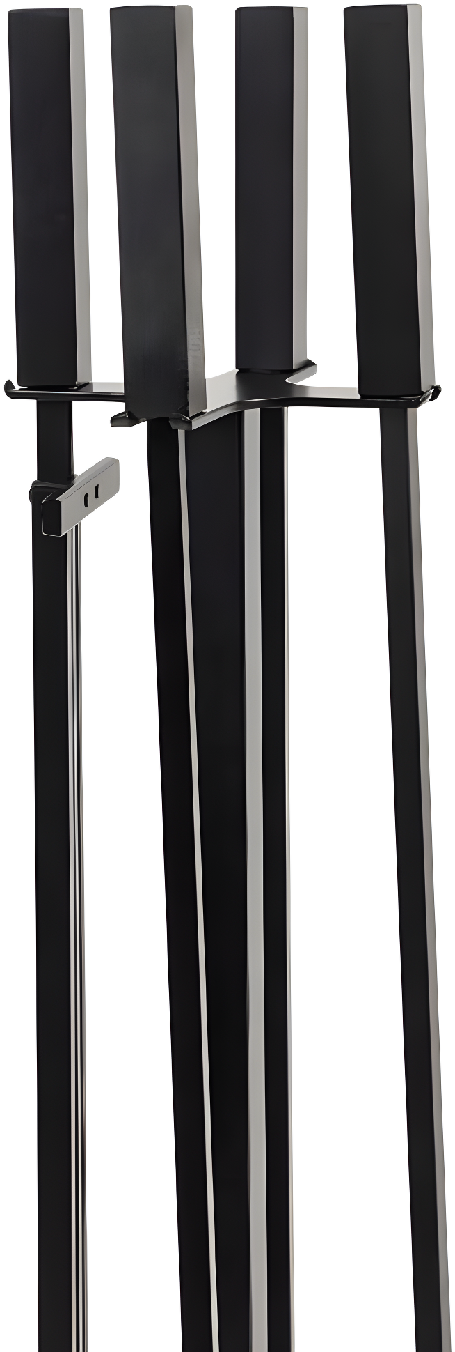 Modern Ember Modern Ember Harriet Fireplace Tool Set - Includes Brush, Shovel, Fire Poker, Tongs and Stand -Steel