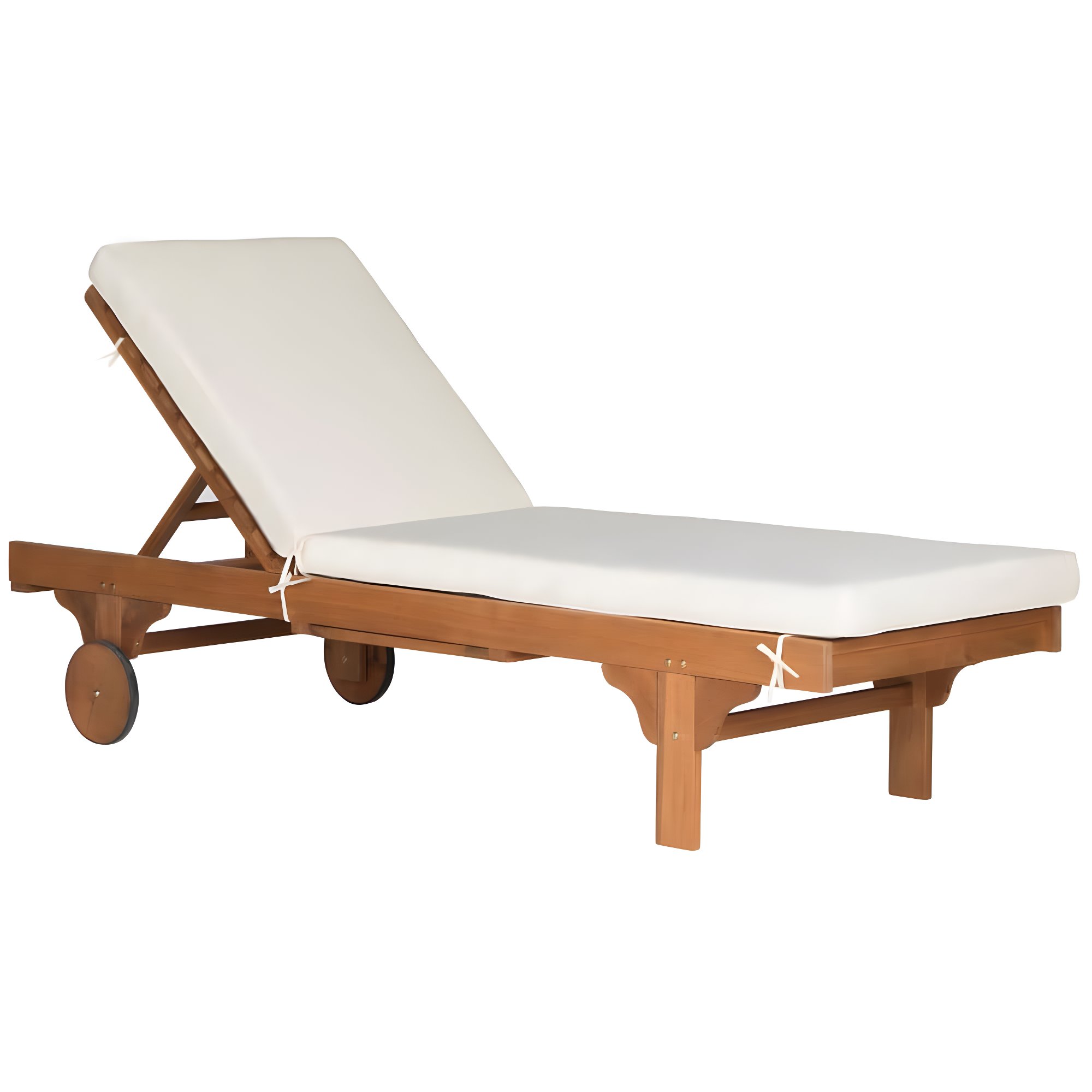 Newport Lounge Chair - Outdoor - PAT7022 - Natural/Beige -Safavieh