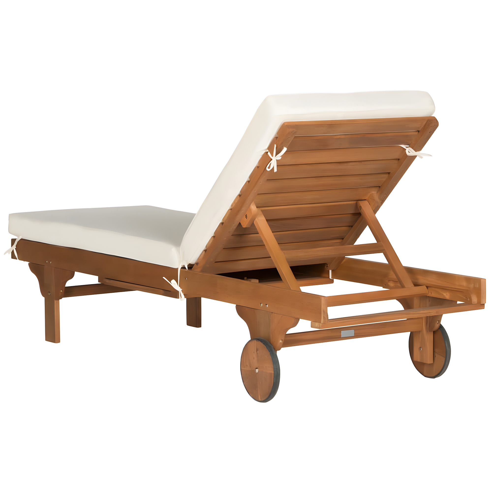 Newport Lounge Chair - Outdoor - PAT7022 - Natural/Beige -Safavieh