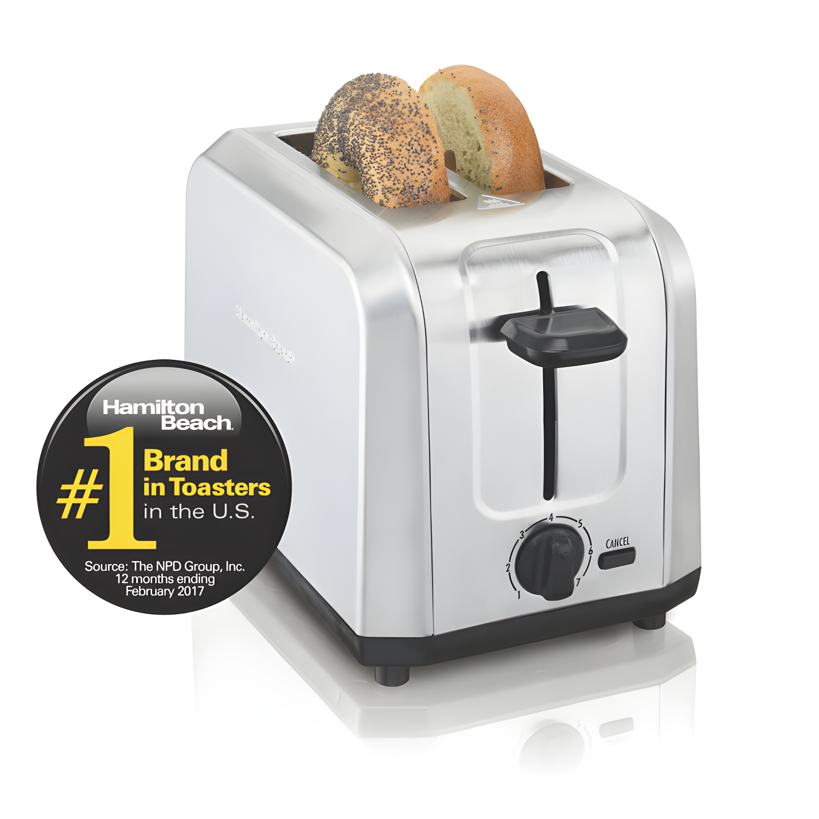 Hamilton Beach® Brushed Stainless Steel Toaster
