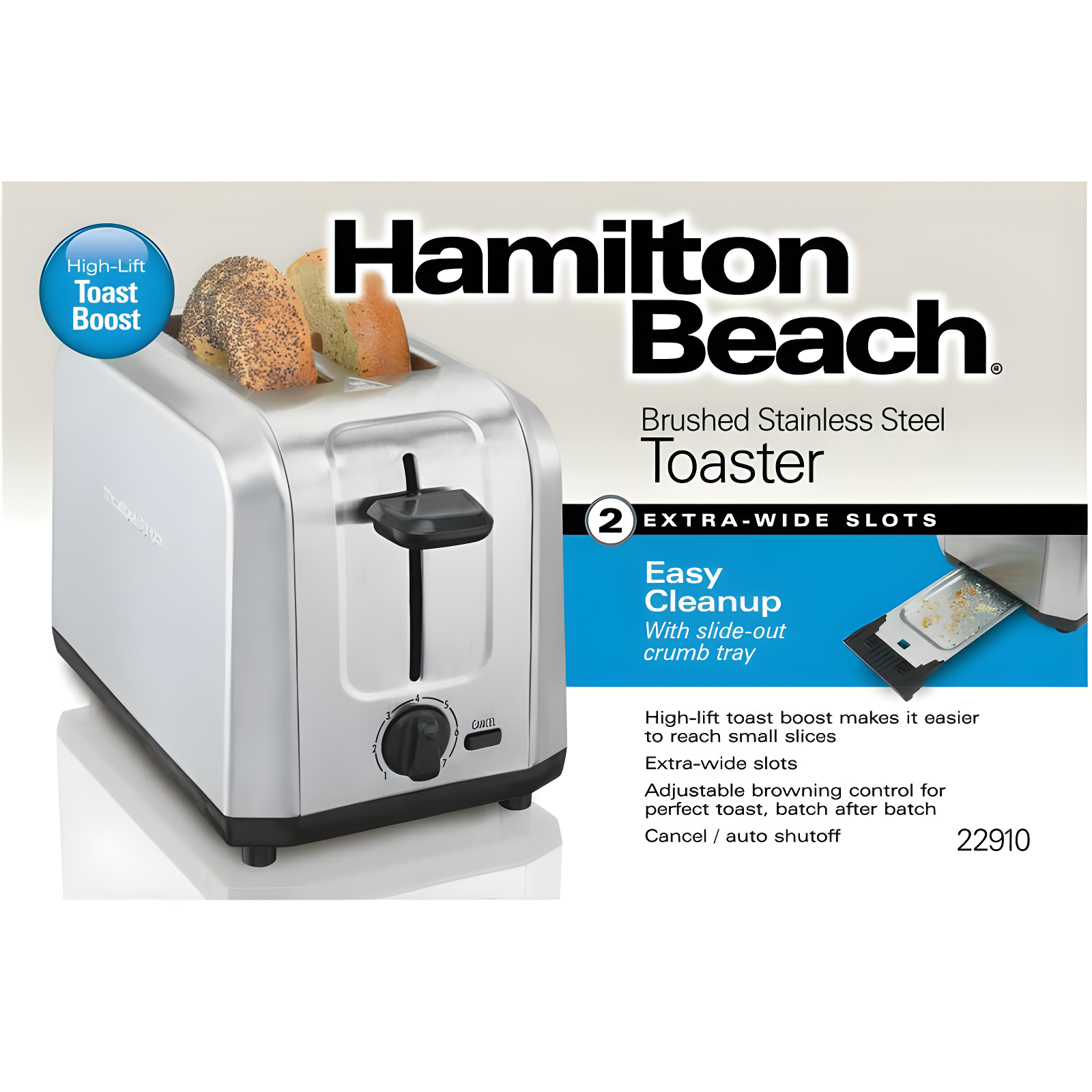 Hamilton Beach® Brushed Stainless Steel Toaster