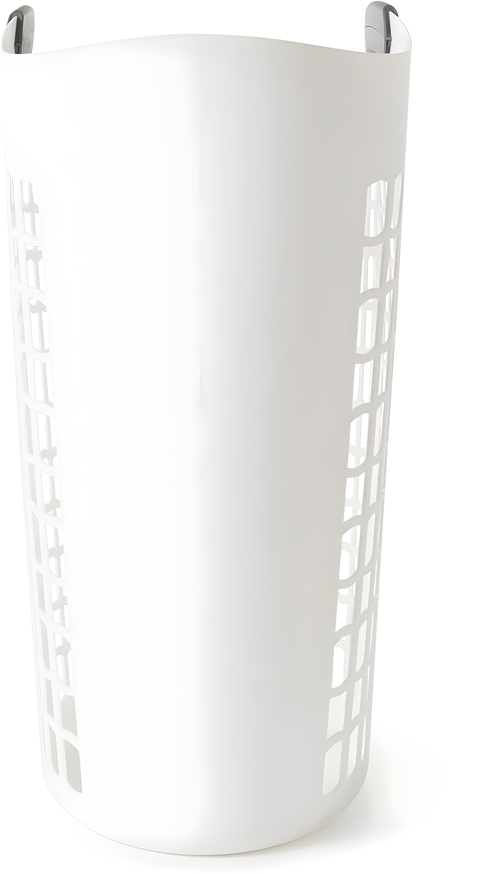 Gracious Living Plastic Laundry Hamper with Handles