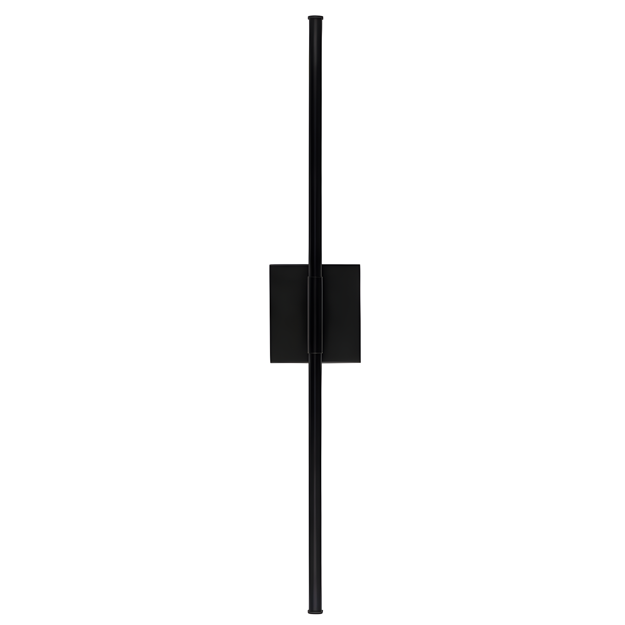 Makena 28" Dimmable Integrated LED Modern Metal Wall Sconce, Black