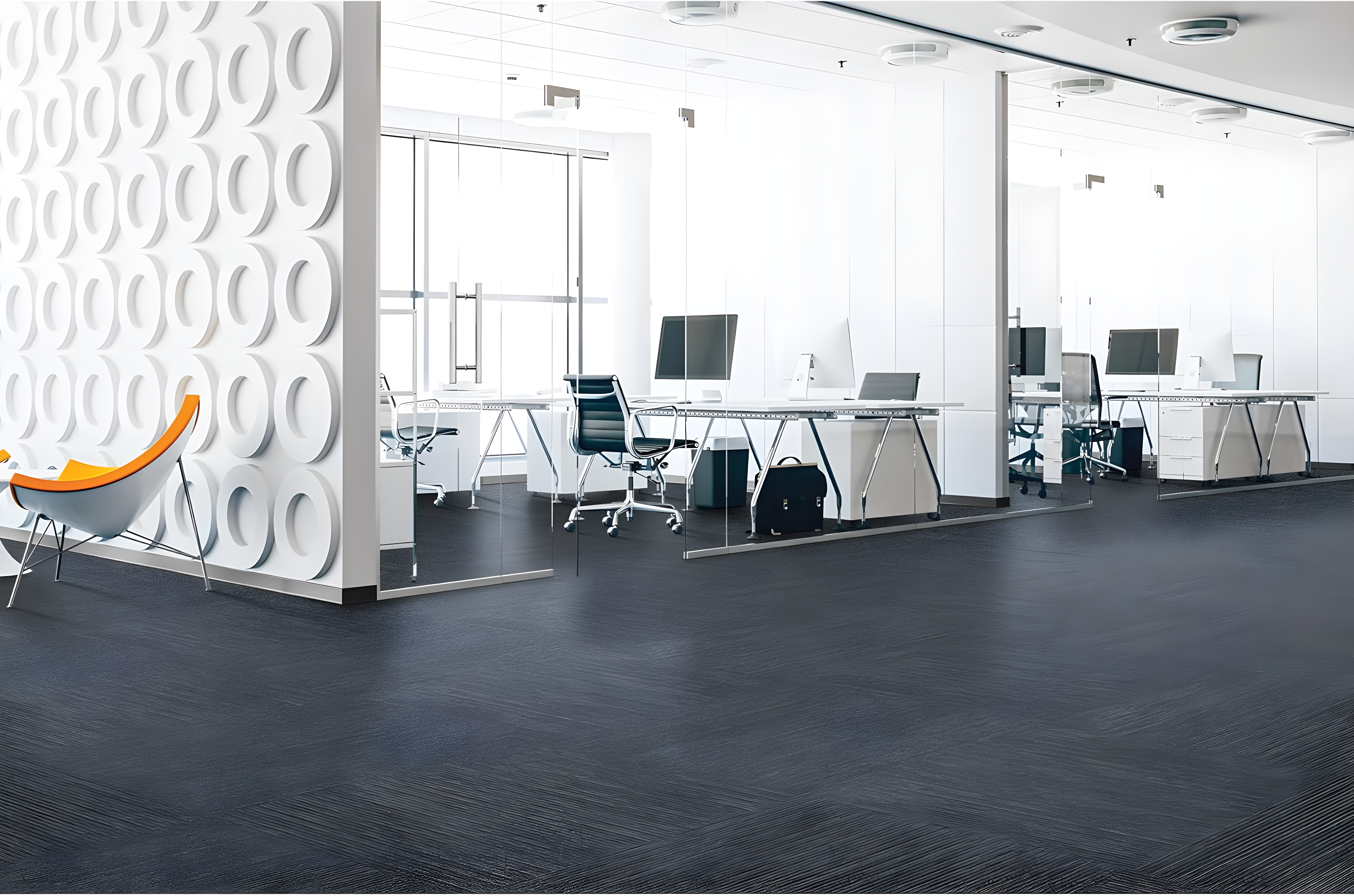 Mohawk Elite 24" x 24" Nylon Fiber Carpet Tiles (96 sqft per carton-24 Tiles)
