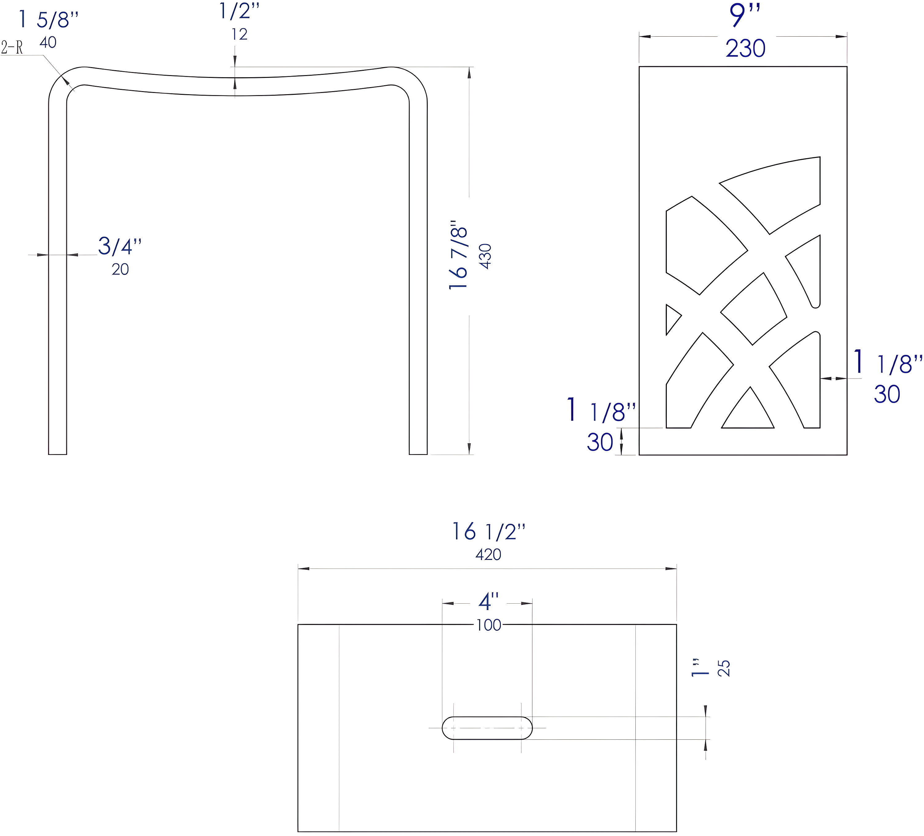 Alfi Brand 16.5'' W Solid Surface Resin Shower Bench