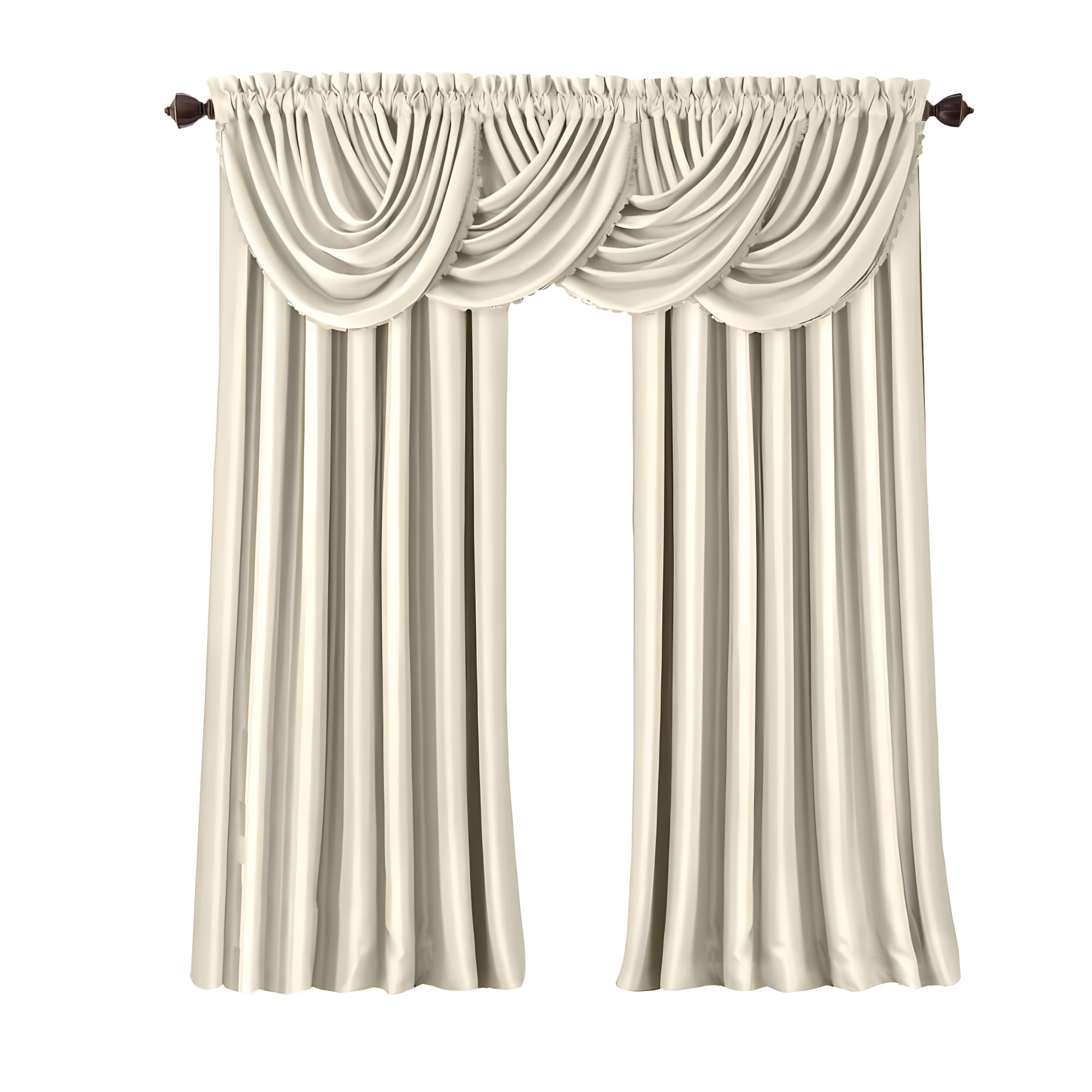 All Seasons Single Blackout Window Curtain Panel - 52" x 84" - Ivory - Elrene Home Fashions