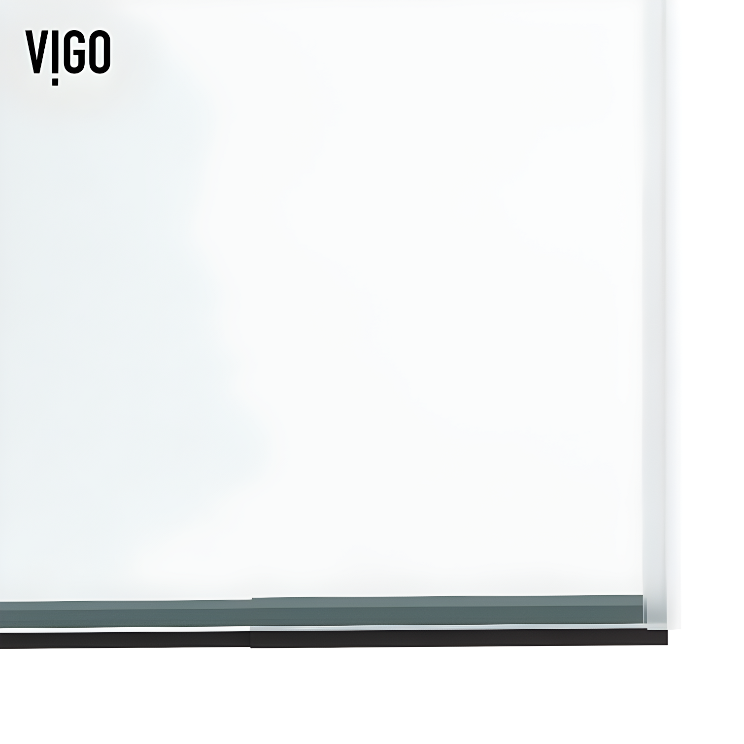 Houston 56-60" W x 66" H Double Sliding Frameless Tub Door with 3/8" Clear Glass