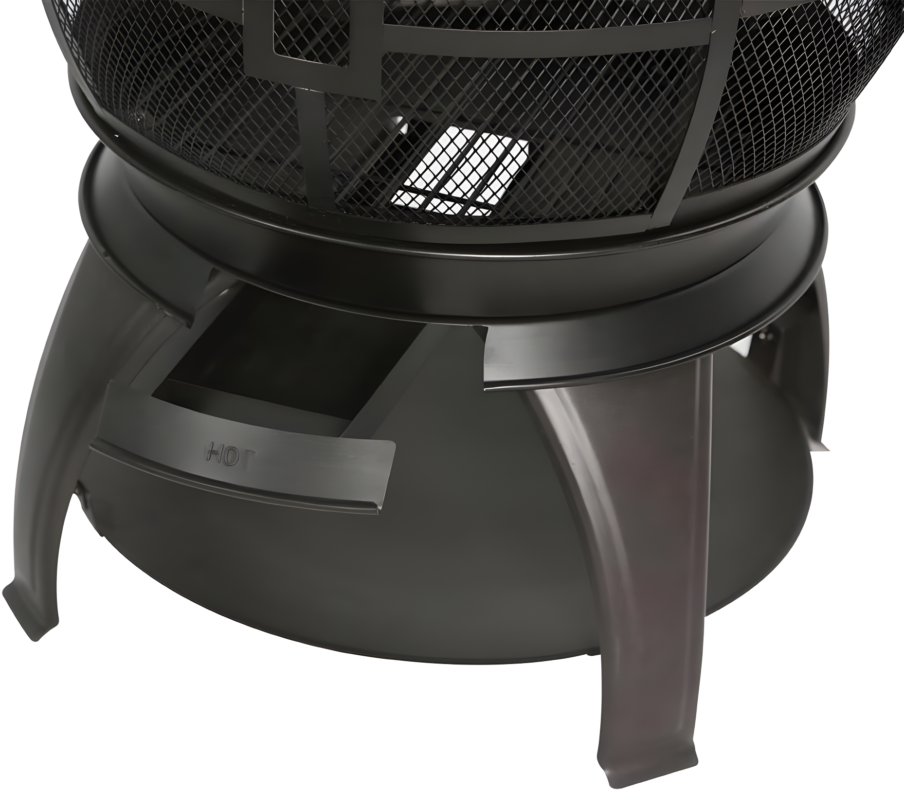 Heatmaxx Round Cast Iron Wood Burning Smokeless Chimnea