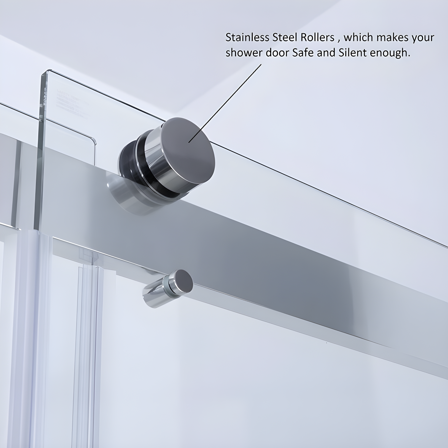 48" W x 35.8” D x 76" H Frameless Rectangle Sliding Shower Enclosure with Towel Bar