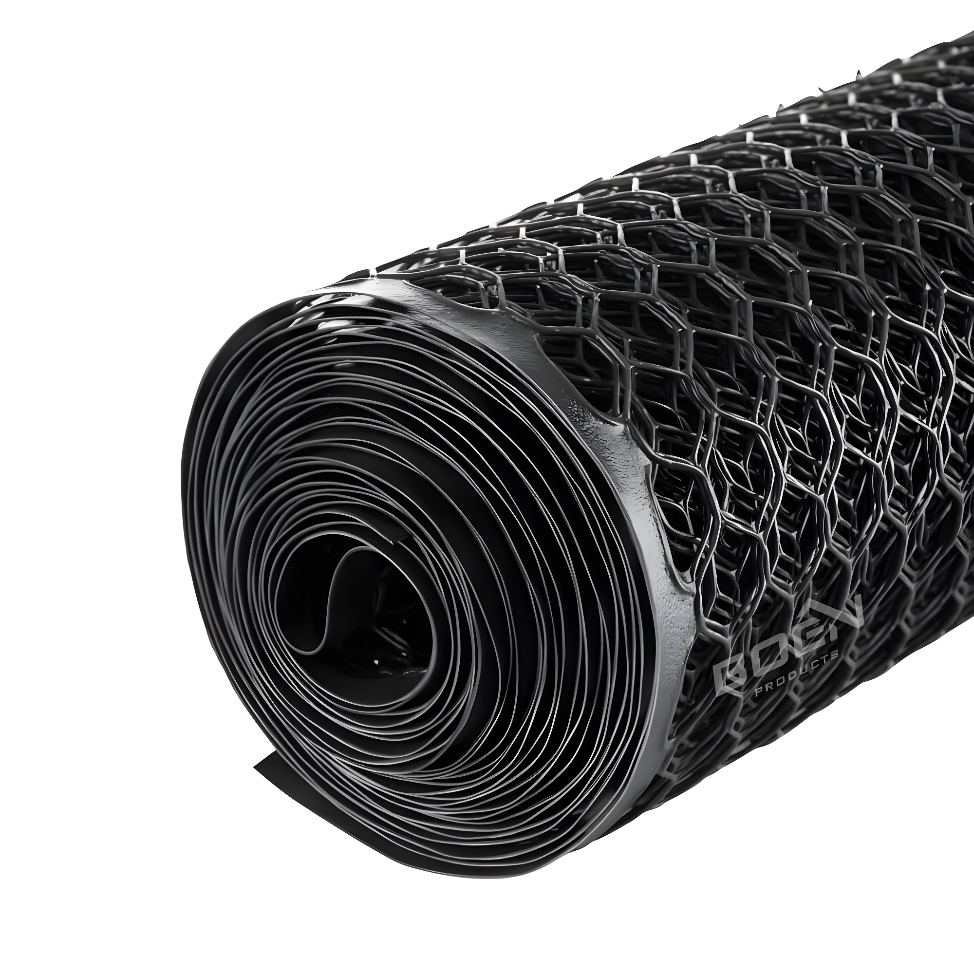 Boen - Plastic Hex Chicken Wire Mesh Temporary Fence Roll (2' x 25' - Black) - Plastic Fence Poultry Netting for Temporary or Semi Permanent Enclosures, Deer Netting Fence, Construction Fencing