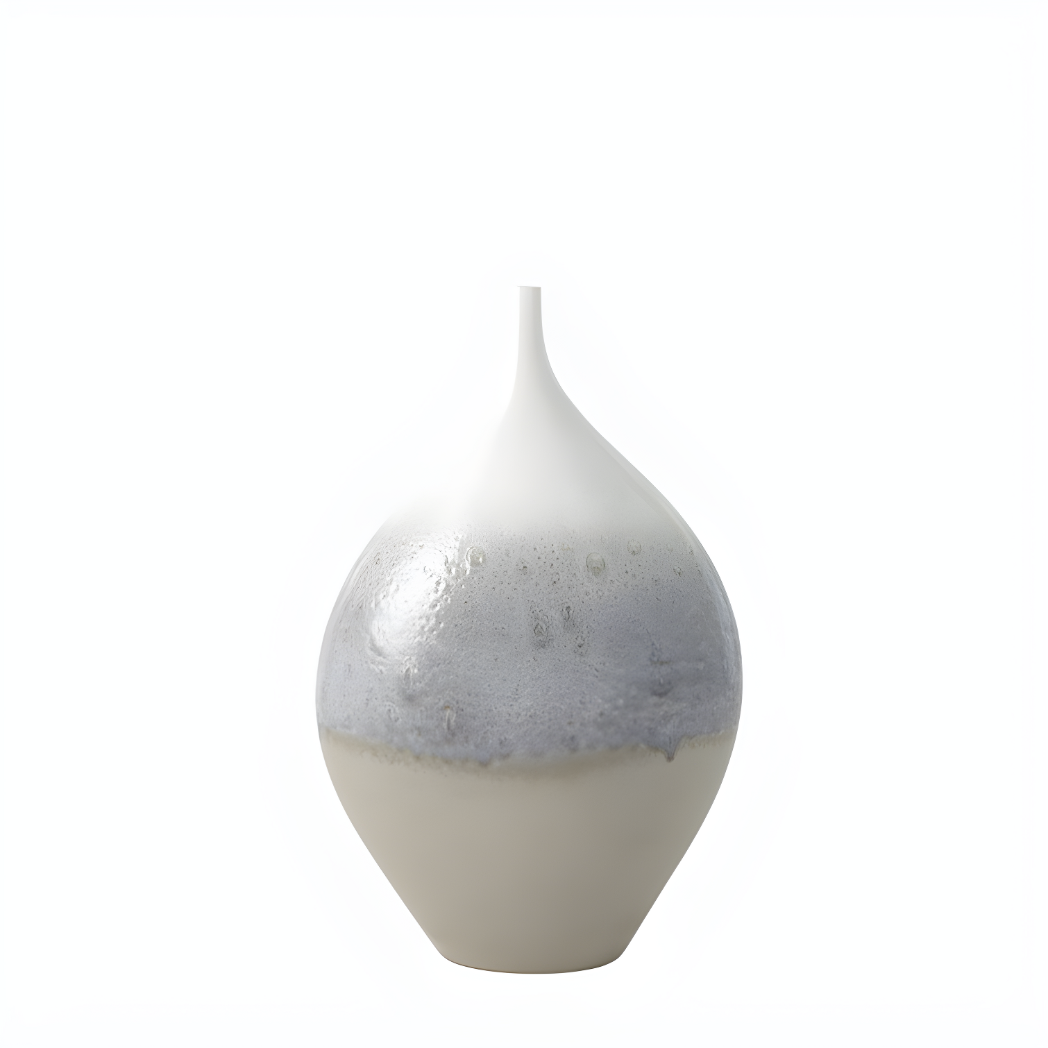 Cream Rises Vase-Wide