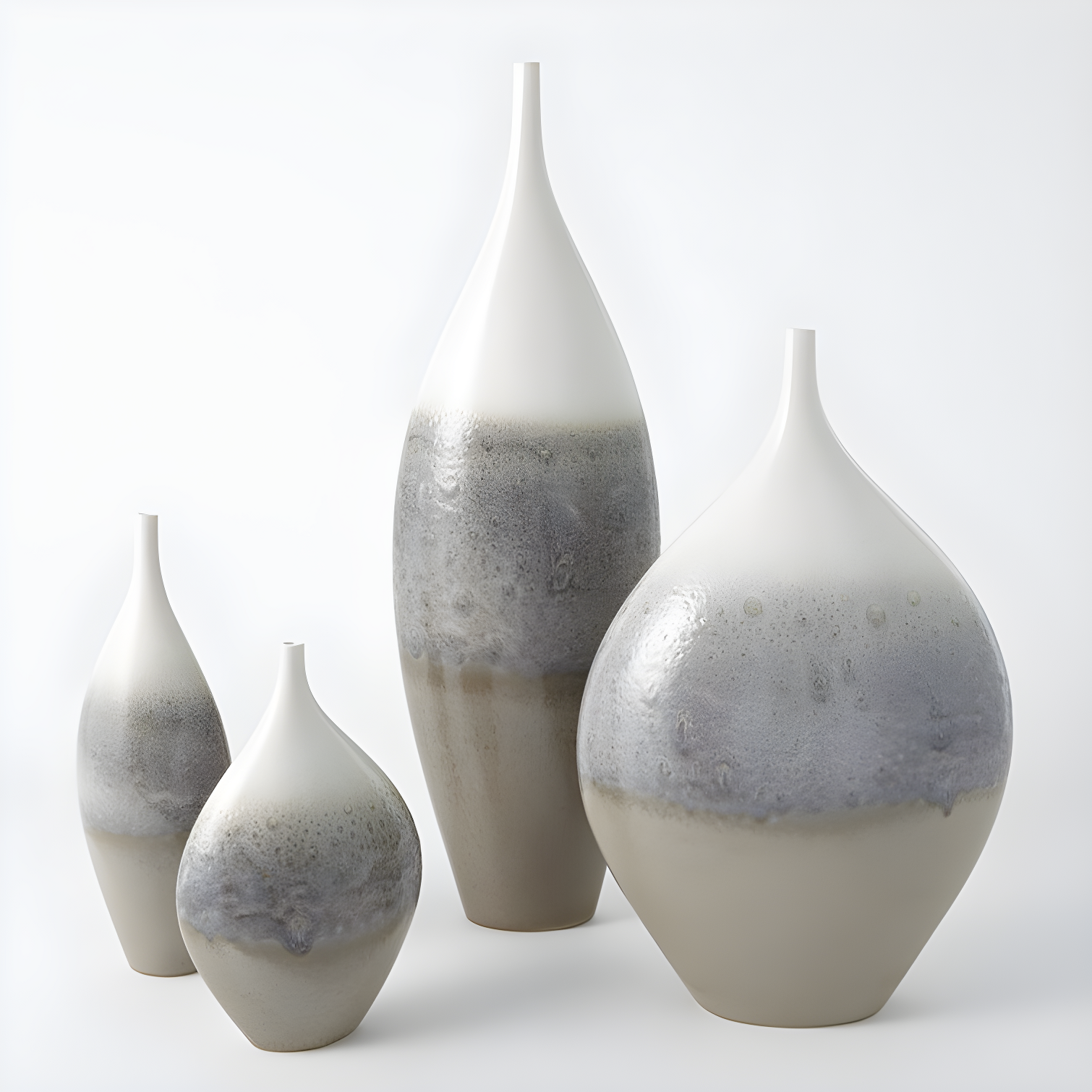 Cream Rises Vase-Wide