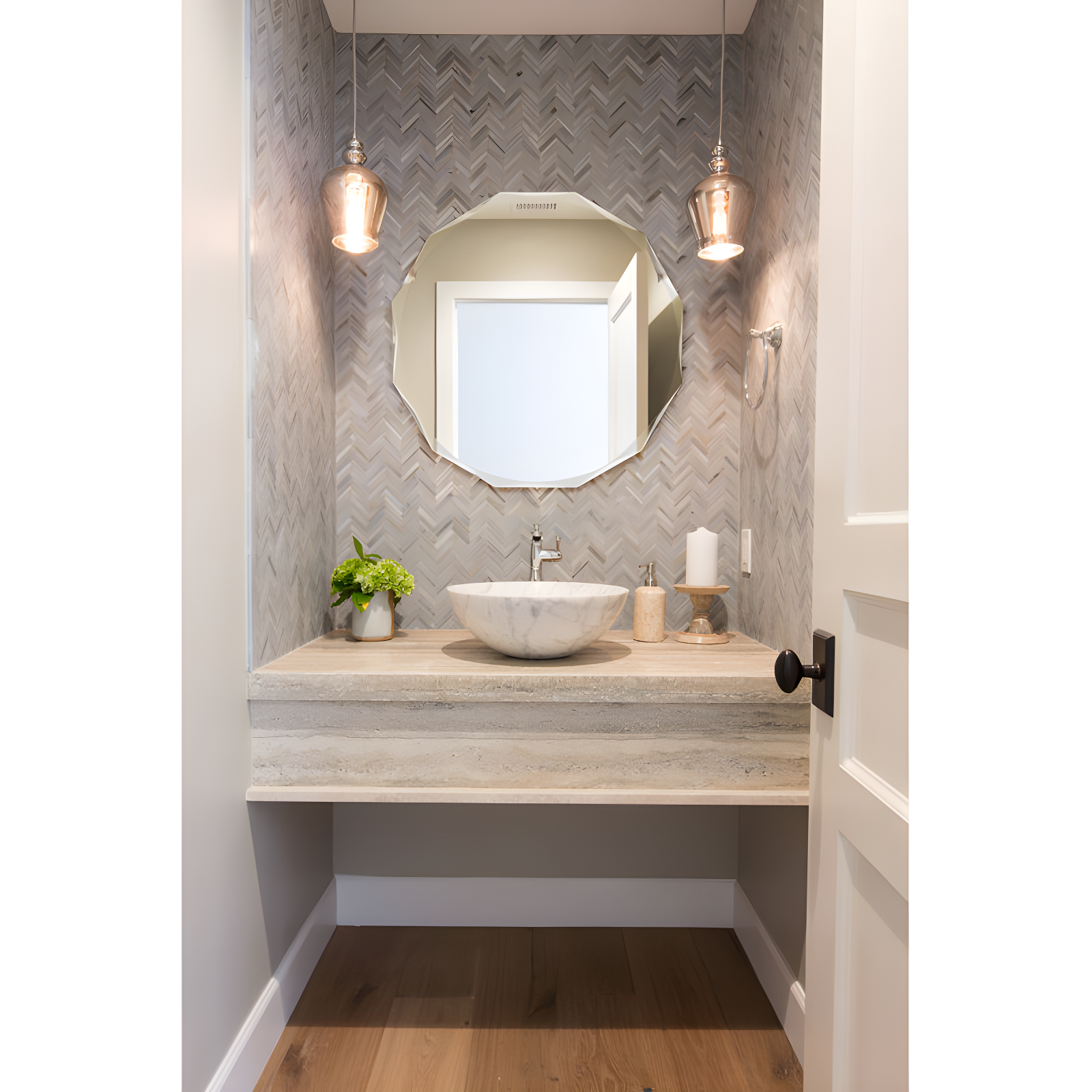 Mercer41 Caisi Round Wall Mirror