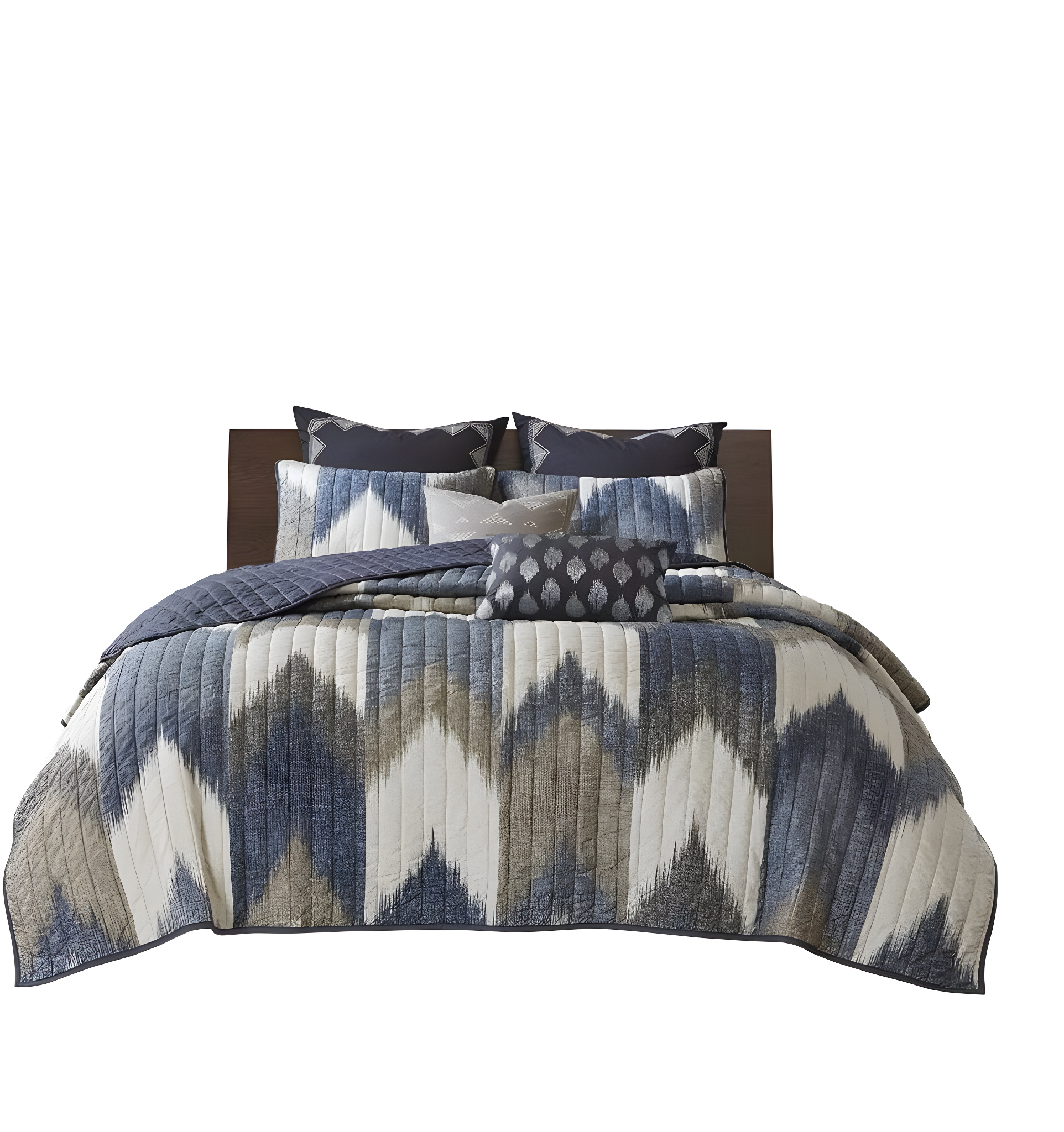 INK+IVY Alpine Printed Cotton Duvet Cover Set