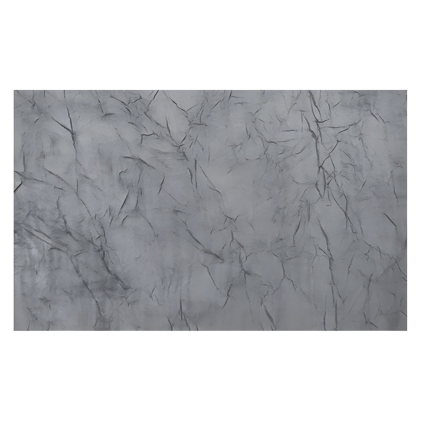 84"x51" Erica Crushed Sheer Voile Rod Pocket Curtain Panel Charcoal - No. 918