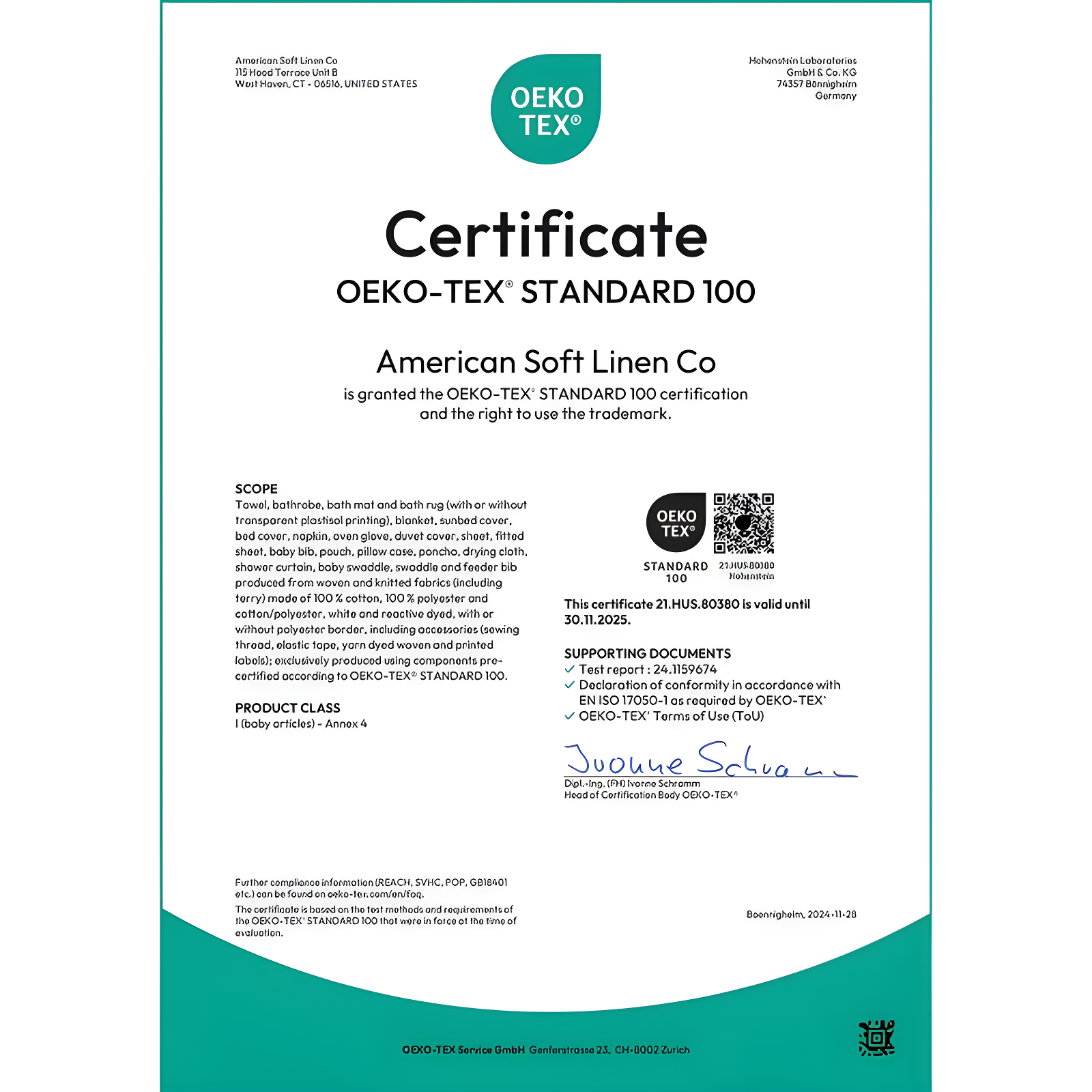 American Soft Linen Beach Towel, 100% Cotton Cabana Striped Beach Towel, 30 in by 60 in Soft Absorbent Beach Pool Towel
, Green