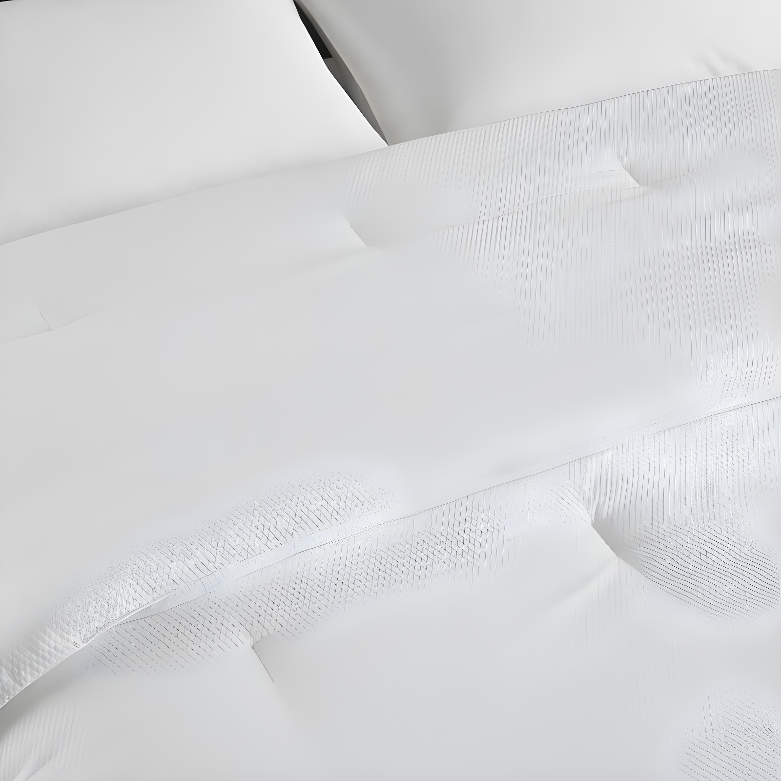Full/Queen Honeycomb Textured Oversized Down Alternative Comforter White - Madison Park: Microfiber Bedding Insert