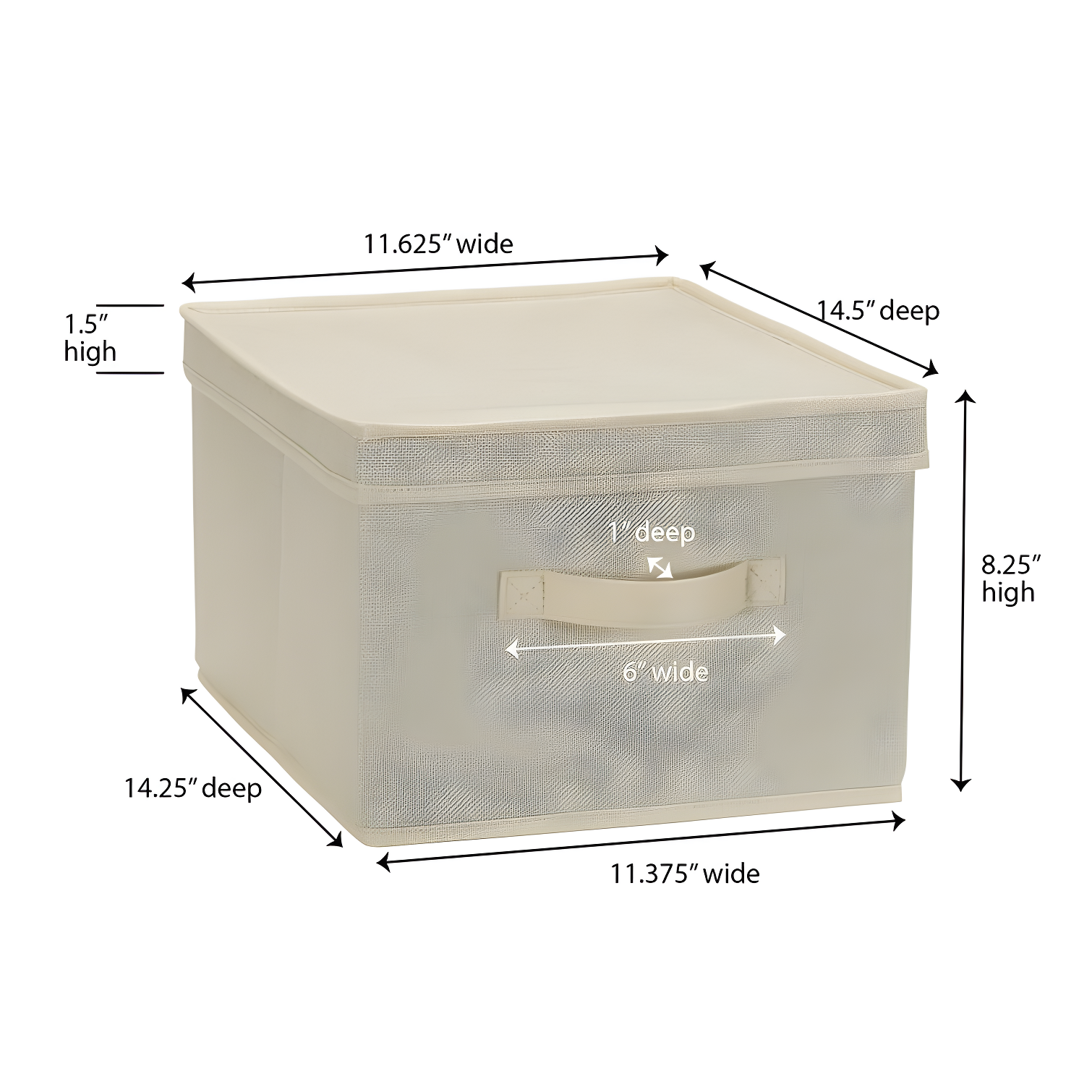 Household Essentials Household Essentials Fabric Bin (Set of 2)