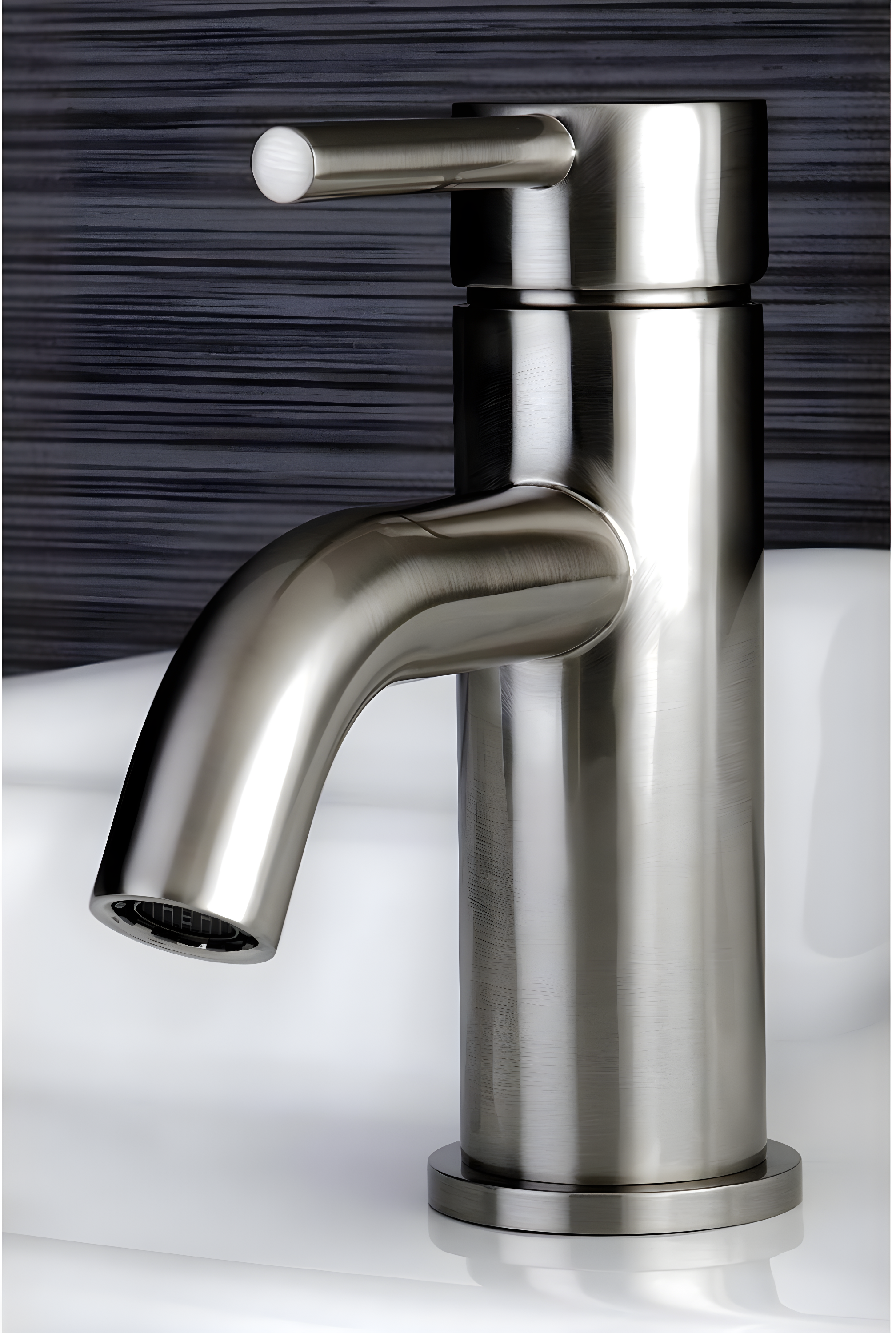 Kingston Brass Concord Single-Handle 1-Hole Deck Mount Bathroom Faucet with Push Pop-Up