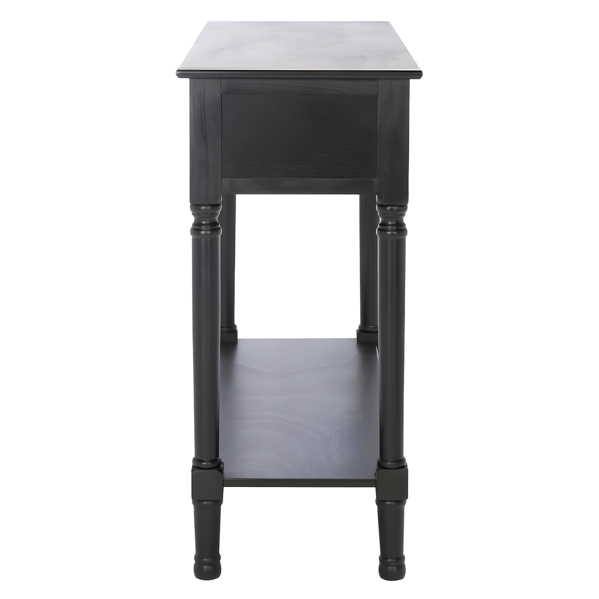 Landers 2 Drawer Console Table - CNS5710B - Black - Safavieh